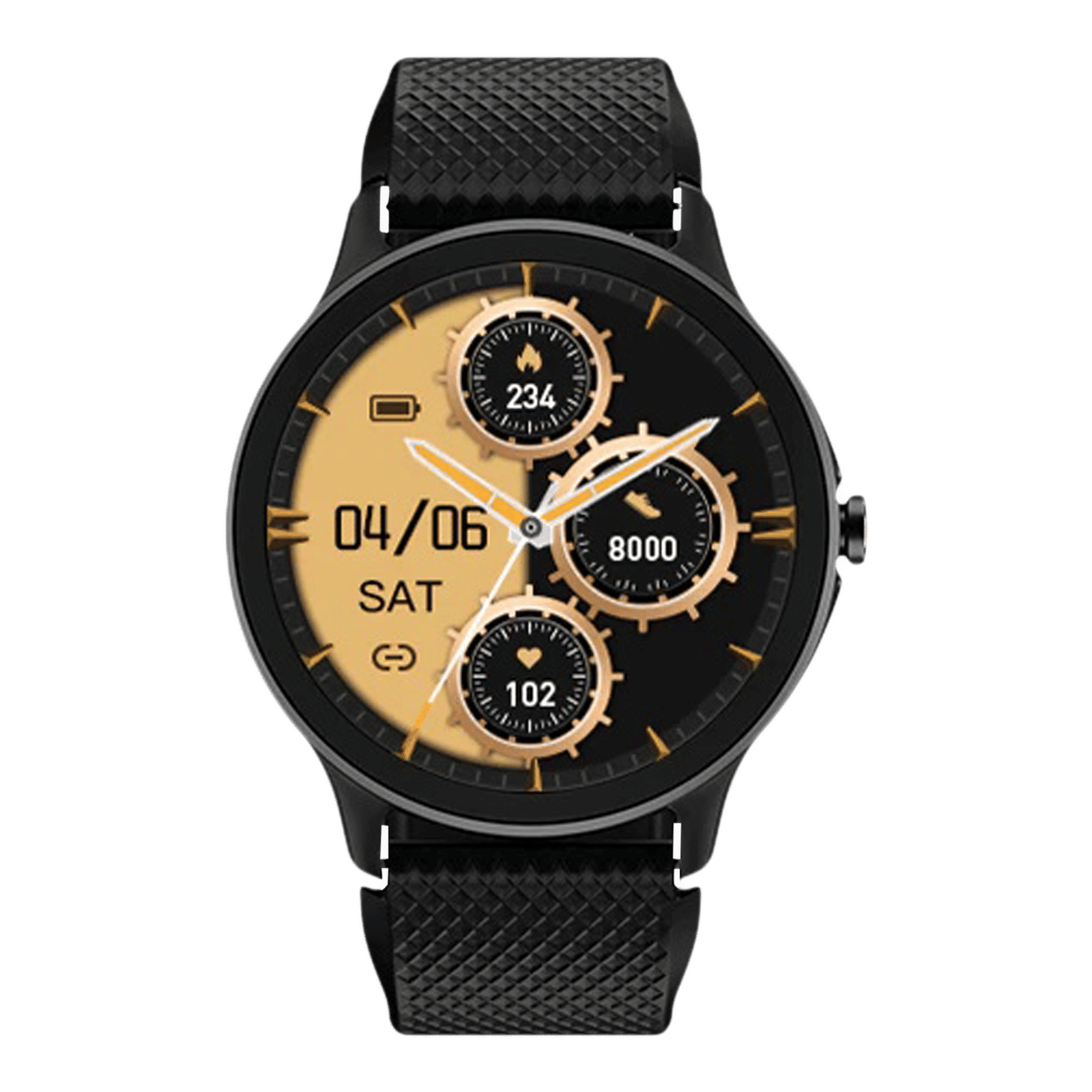 noise NoiseFit Curve Smartwatch with Bluetooth Calling (35.05mm TFT Display, IP68 Water Resistant, Jet Black Strap) noise NoiseFit Curve Smartwatch with Bluetooth Calling (35.05mm TFT Display, IP68 Water Resistant, Jet Black Strap)_1