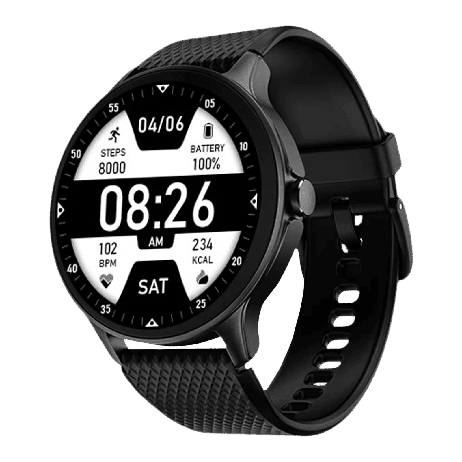noise NoiseFit Curve Smartwatch with Bluetooth Calling (35.05mm TFT Display, IP68 Water Resistant, Jet Black Strap) noise NoiseFit Curve Smartwatch with Bluetooth Calling (35.05mm TFT Display, IP68 Water Resistant, Jet Black Strap)_4