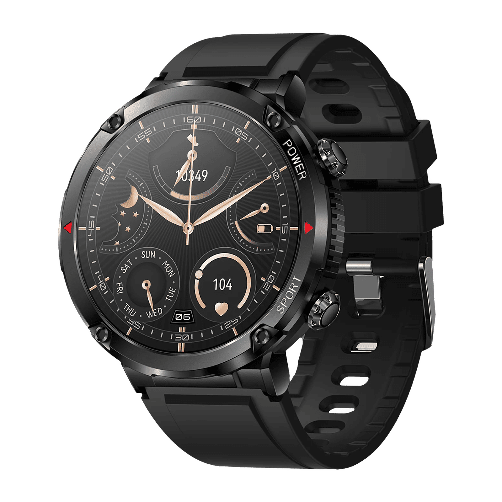 FIRE-BOLTT Sphere Smartwatch with Bluetooth Calling (40.6mm HD Display, IP68 Water Resistant, Black Strap) FIRE-BOLTT Sphere Smartwatch with Bluetooth Calling (40.6mm HD Display, IP68 Water Resistant, Black Strap)_4