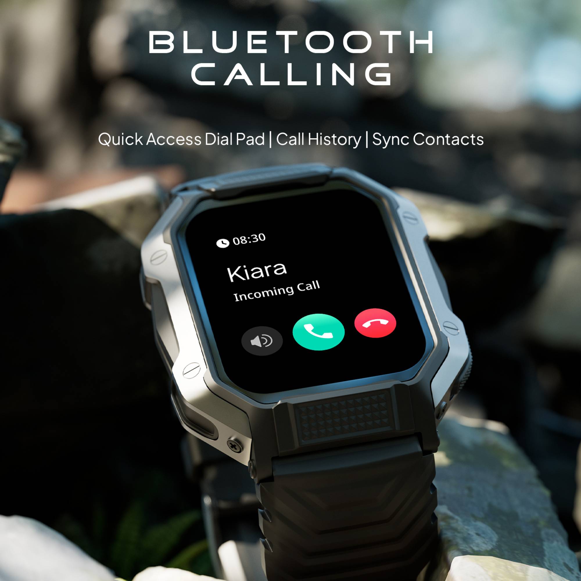 FIRE-BOLTT Shark Smartwatch with Bluetooth Calling (46.4mm HD Display, IP67 Water Resistant, Black Strap)_7