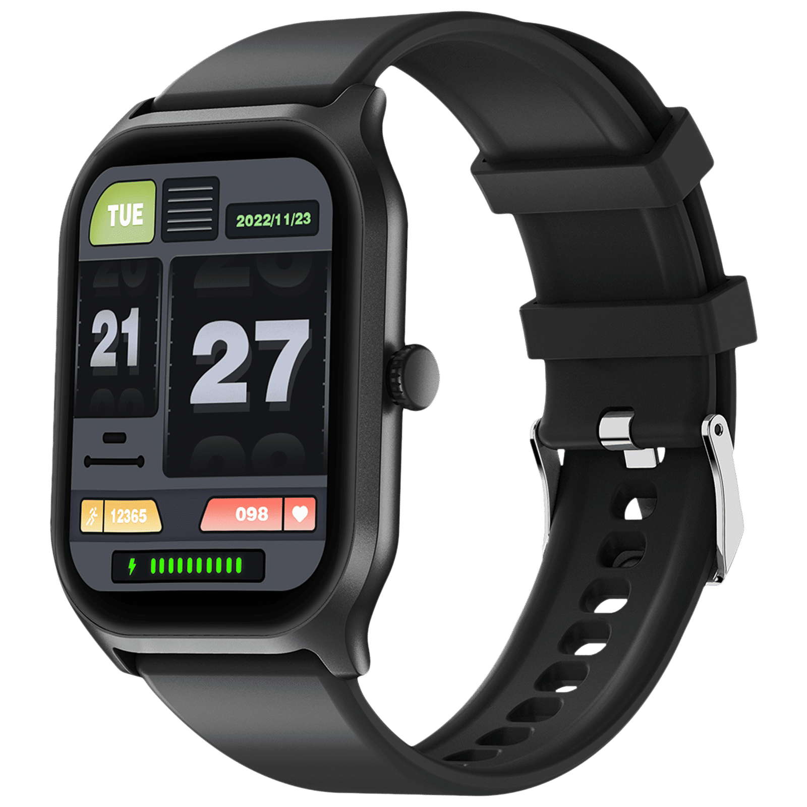 FIRE-BOLTT Hunter Smartwatch with Bluetooth Calling (51mm HD Display, IP67 Water Resistant, Black Strap) FIRE-BOLTT Hunter Smartwatch with Bluetooth Calling (51mm HD Display, IP67 Water Resistant, Black Strap)_1