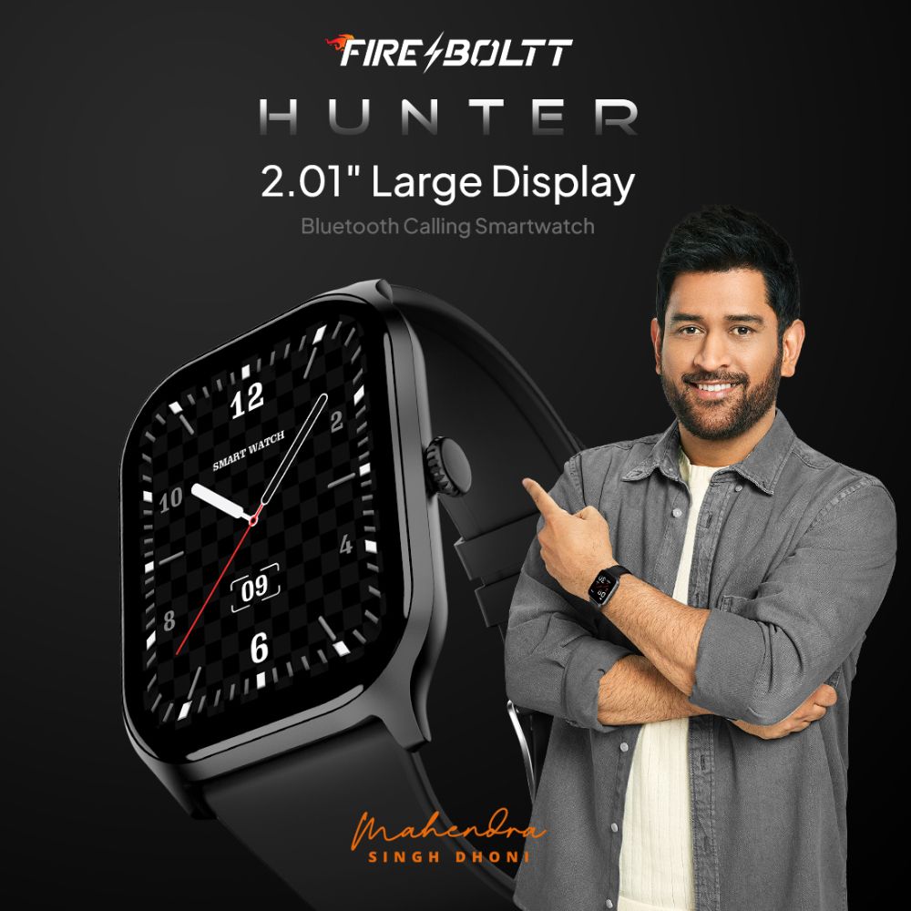 FIRE-BOLTT Hunter Smartwatch with Bluetooth Calling (51mm HD Display, IP67 Water Resistant, Black Strap) FIRE-BOLTT Hunter Smartwatch with Bluetooth Calling (51mm HD Display, IP67 Water Resistant, Black Strap)_4
