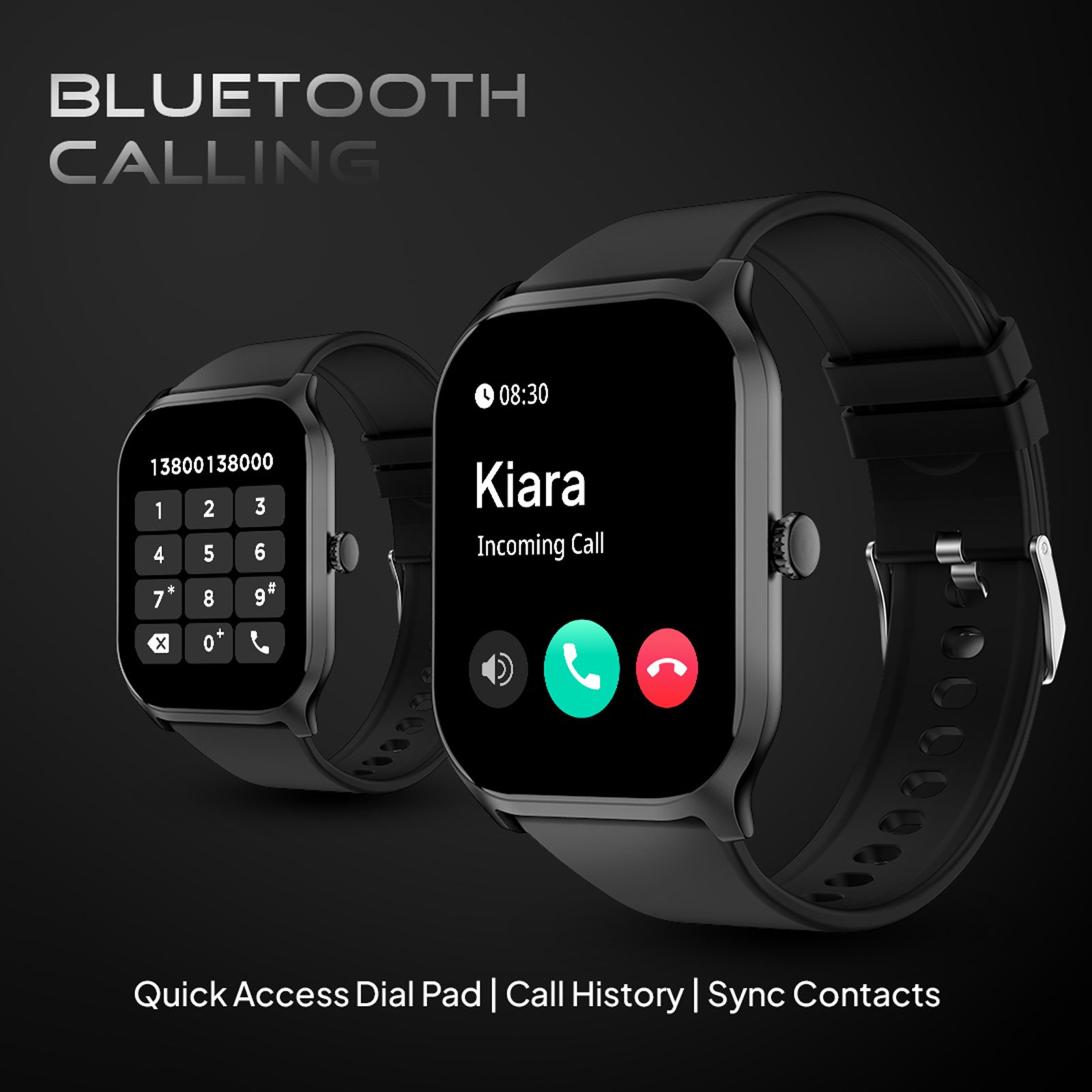 FIRE-BOLTT Hunter Smartwatch with Bluetooth Calling (51mm HD Display, IP67 Water Resistant, Black Strap) FIRE-BOLTT Hunter Smartwatch with Bluetooth Calling (51mm HD Display, IP67 Water Resistant, Black Strap)_12