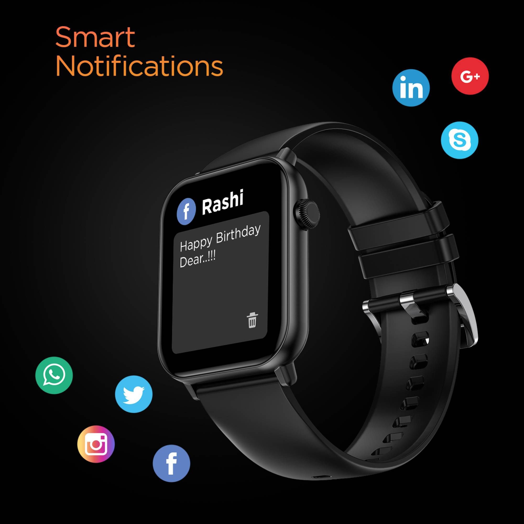 FIRE-BOLTT Ninja Fit BSW063 Smartwatch with Activity Tracker (42.9mm HD Display, IP68 Water Resistant, Black Strap) FIRE-BOLTT Ninja Fit BSW063 Smartwatch with Activity Tracker (42.9mm HD Display, IP68 Water Resistant, Black Strap)_14