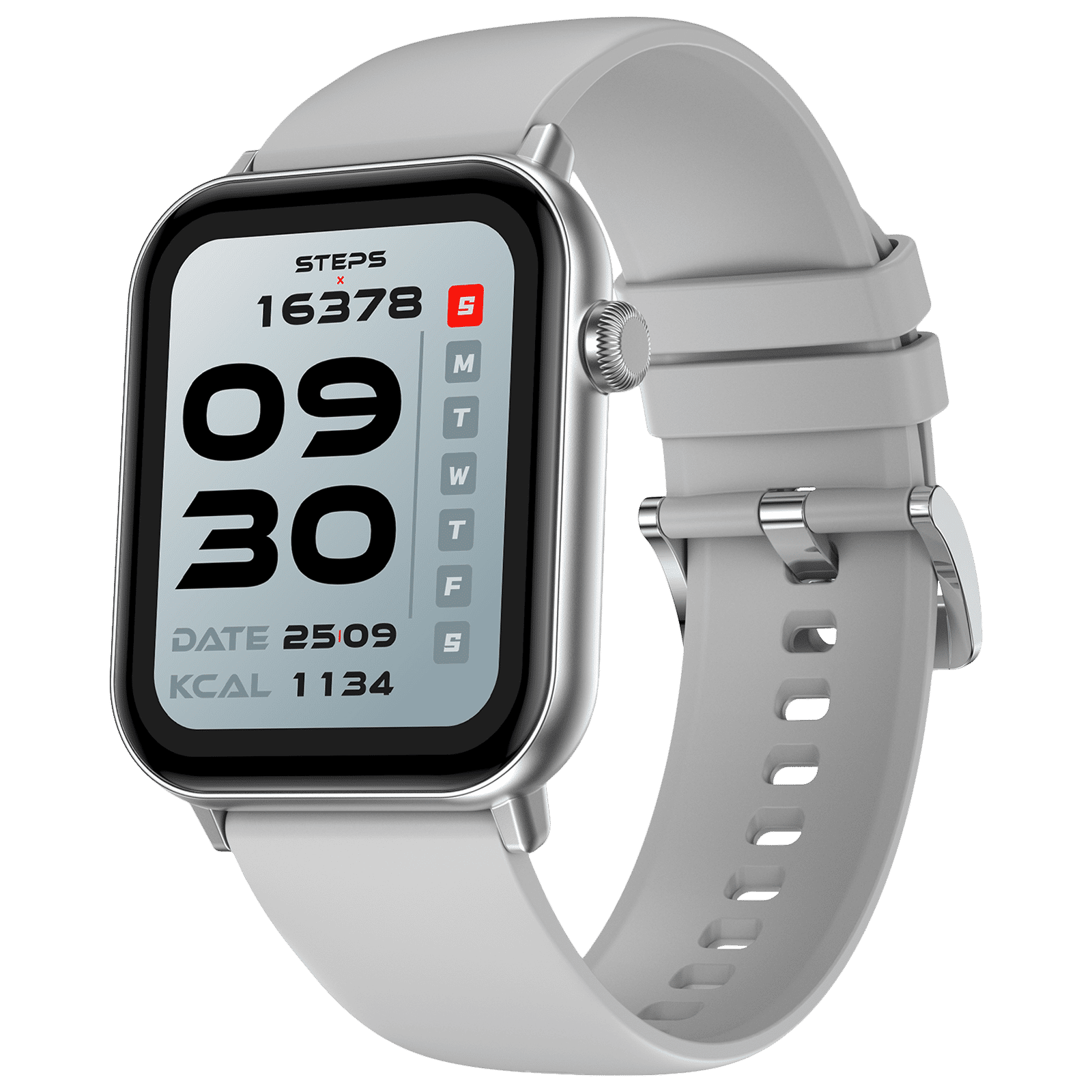 FIRE-BOLTT Ninja Fit BSW063 Smartwatch with Activity Tracker (42.9mm HD Display, IP68 Water Resistant, Grey Strap)_4