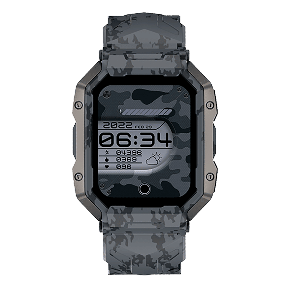 FIRE-BOLTT Cobra Smartwatch with Bluetooth Calling (45.21mm AMOLED Display, IP68 Water Resistant, Camo Black Strap) FIRE-BOLTT Cobra Smartwatch with Bluetooth Calling (45.21mm AMOLED Display, IP68 Water Resistant, Camo Black Strap)_1