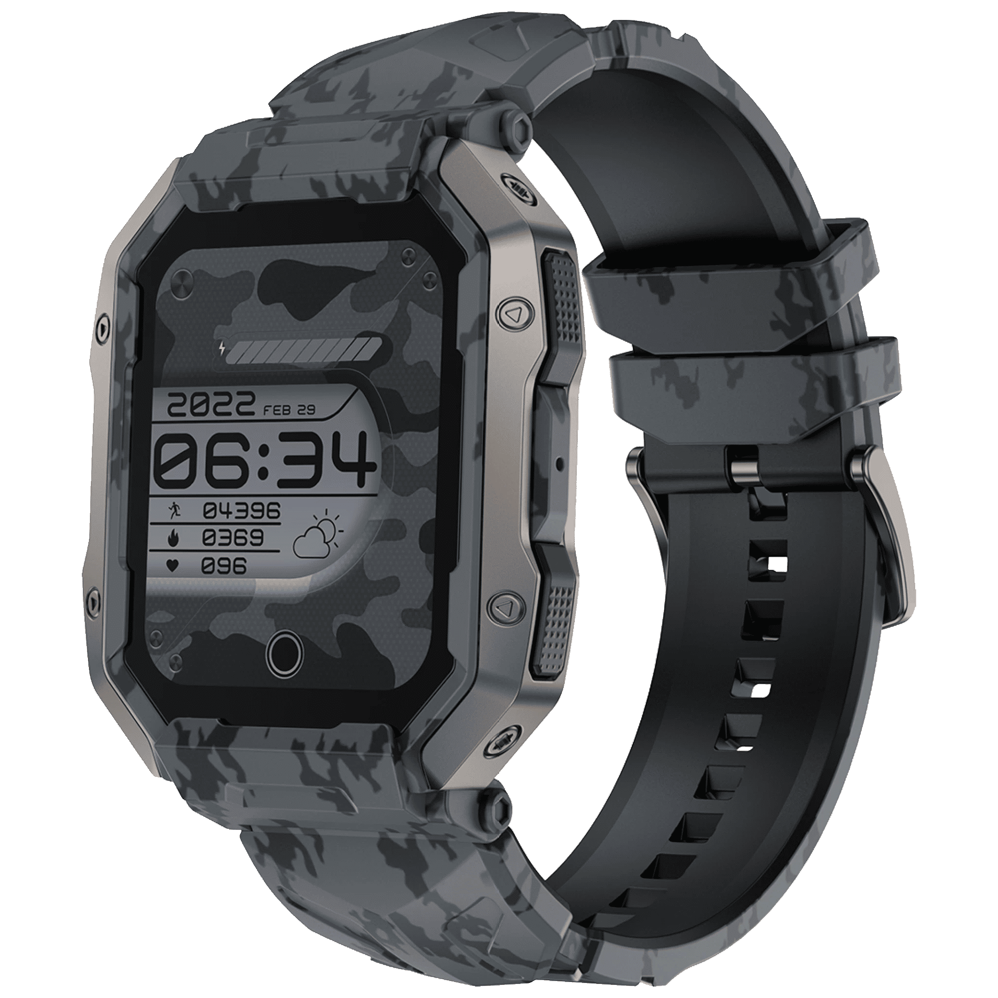 FIRE-BOLTT Cobra Smartwatch with Bluetooth Calling (45.21mm AMOLED Display, IP68 Water Resistant, Camo Black Strap) FIRE-BOLTT Cobra Smartwatch with Bluetooth Calling (45.21mm AMOLED Display, IP68 Water Resistant, Camo Black Strap)_4