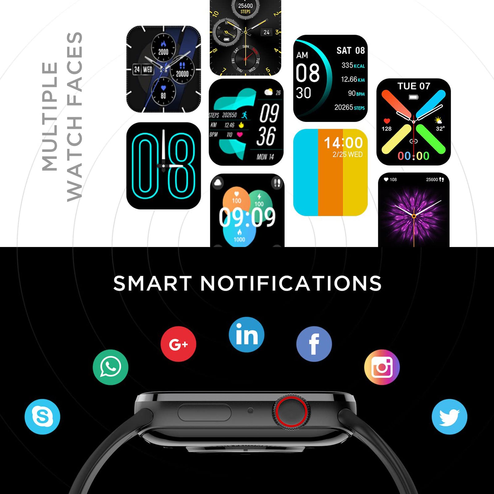 FIRE-BOLTT Visionary Smartwatch with Bluetooth Calling (45mm AMOLED Display, IP68 Water Resistant, Black Strap)_12