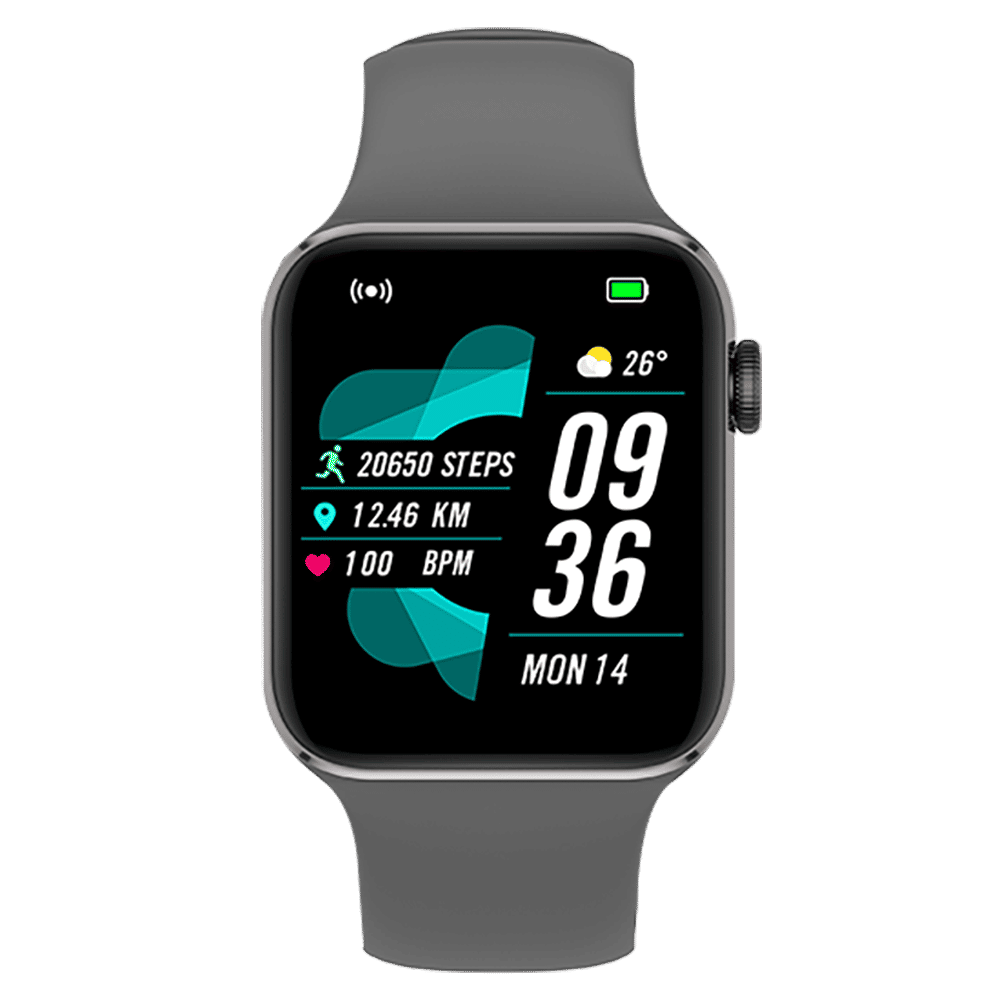 FIRE-BOLTT Visionary Smartwatch with Bluetooth Calling (45mm AMOLED Display, IP68 Water Resistant, Dark Grey Strap) FIRE-BOLTT Visionary Smartwatch with Bluetooth Calling (45mm AMOLED Display, IP68 Water Resistant, Dark Grey Strap)_1
