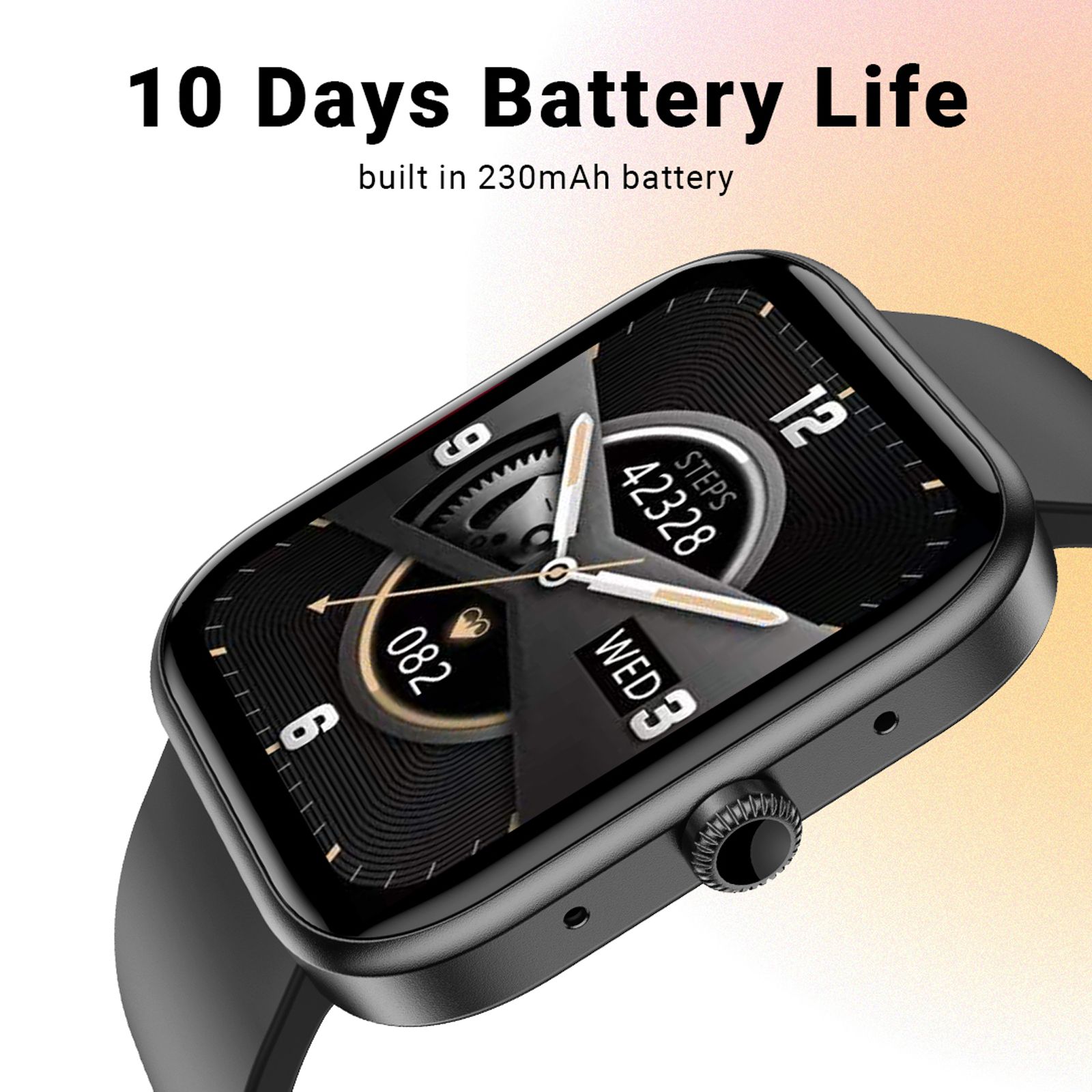 FIRE-BOLTT Ninja Call 2 Plus Smartwatch with Bluetooth Calling (46.48mm TFT Display, IP67 Water Resistant, Black Strap) FIRE-BOLTT Ninja Call 2 Plus Smartwatch with Bluetooth Calling (46.48mm TFT Display, IP67 Water Resistant, Black Strap)_8