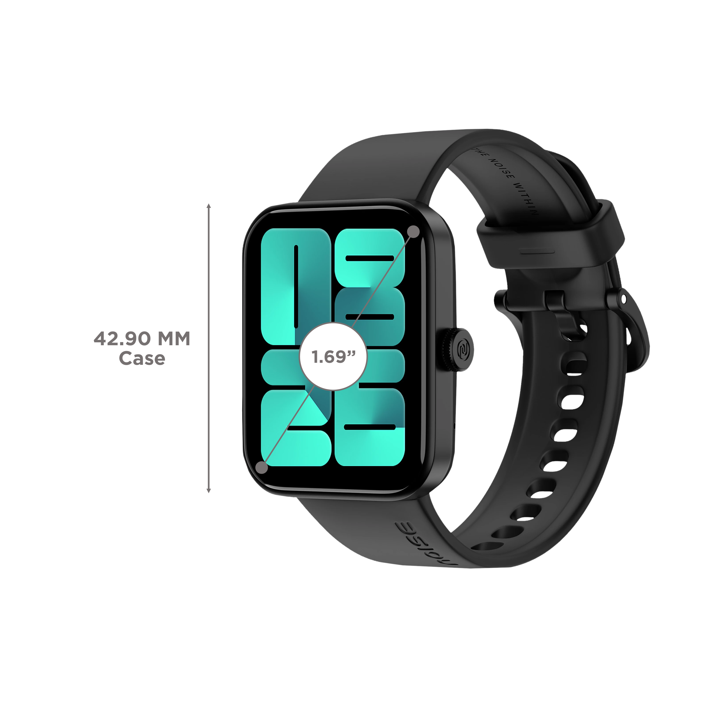 noise ColorFit Caliber Buzz Smartwatch with Bluetooth Calling (42.9mm TFT Display, IP68 Water Resistant, Jet Black Strap) noise ColorFit Caliber Buzz Smartwatch with Bluetooth Calling (42.9mm TFT Display, IP68 Water Resistant, Jet Black Strap)_3