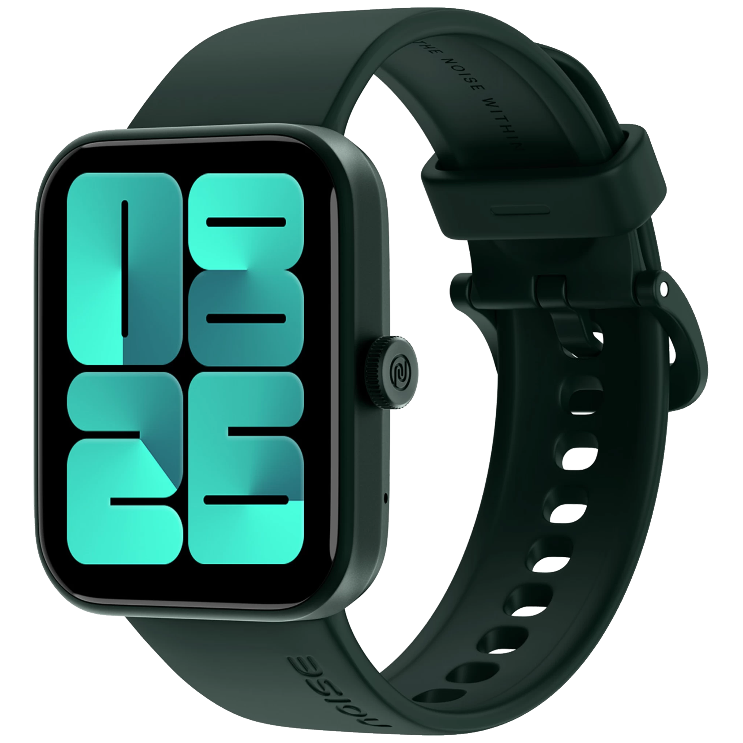 Noise ColorFit Caliber Buzz Smartwatch with Bluetooth Calling (42.9mm TFT Display, IP68 Water Resistant, Olive Green Strap)_1