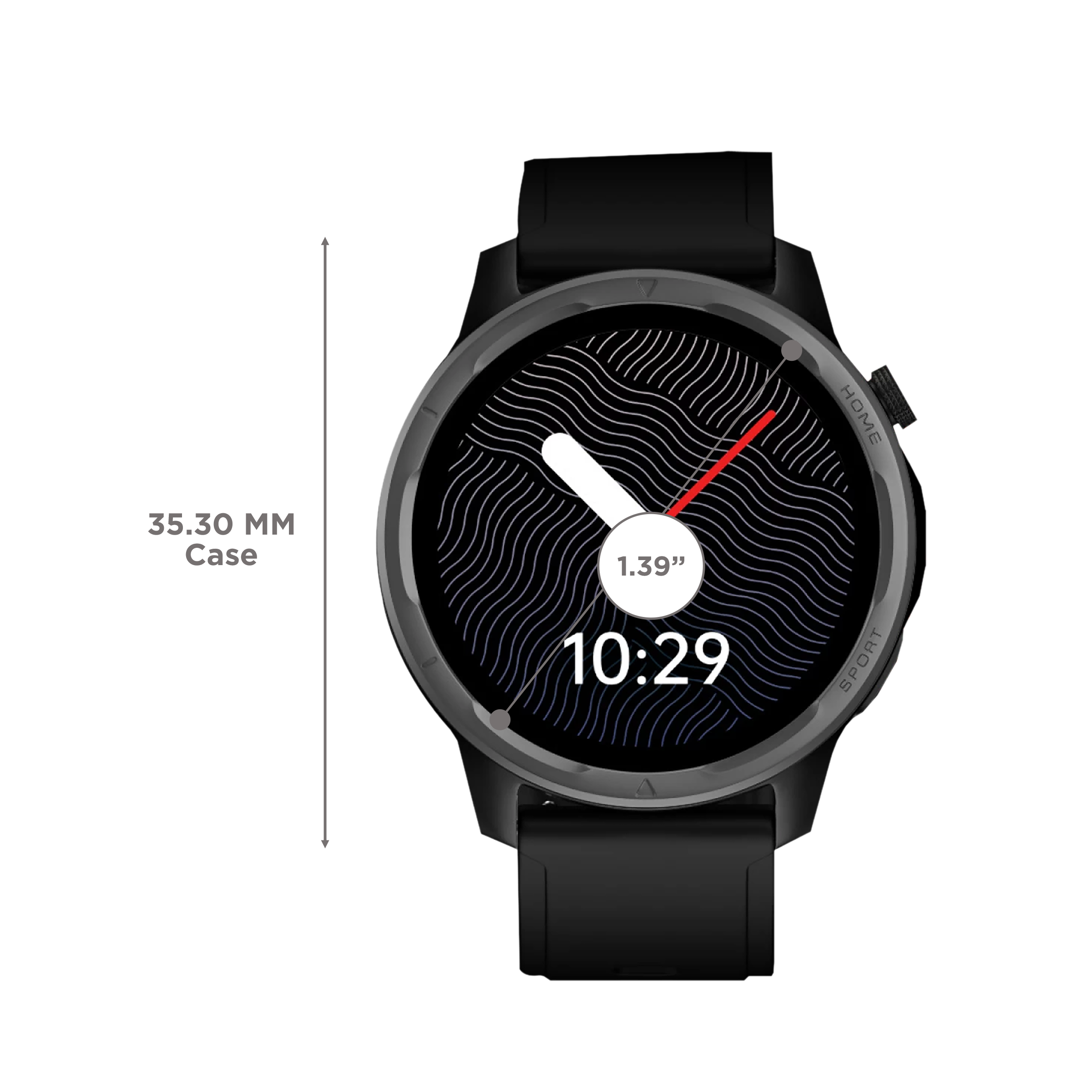 noise HRX Bounce Smartwatch with Bluetooth Calling (35.3mm TFT Display, IP67 Water Resistant, Jet Black Strap) noise HRX Bounce Smartwatch with Bluetooth Calling (35.3mm TFT Display, IP67 Water Resistant, Jet Black Strap)_3