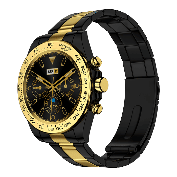 Fire-Boltt Blizzard Smartwatch with Bluetooth Calling (32.5mm HD Display, IP67 Water Resistant, Gold Black Strap) Fire-Boltt Blizzard Smartwatch with Bluetooth Calling (32.5mm HD Display, IP67 Water Resistant, Gold Black Strap)_4