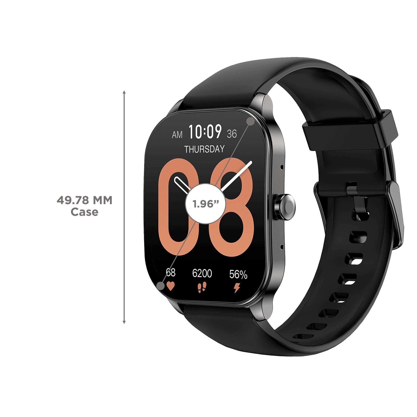 amazfit Pop 3S Smartwatch with Bluetooth Calling (49.7mm AMOLED Display, IP68 Water Resistant, Black Strap) amazfit Pop 3S Smartwatch with Bluetooth Calling (49.7mm AMOLED Display, IP68 Water Resistant, Black Strap)_3