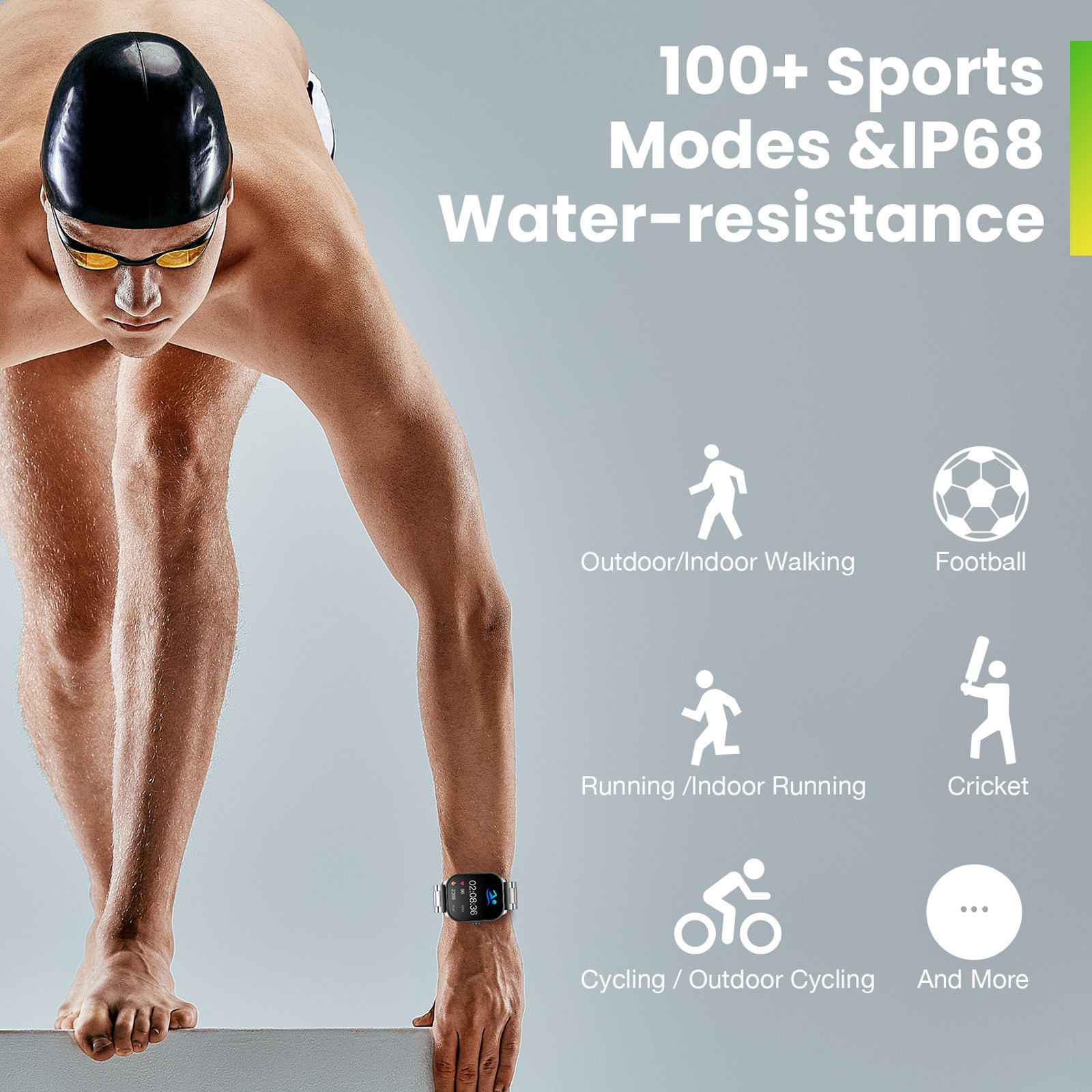 amazfit Pop 3S Smartwatch with Bluetooth Calling (49.7mm AMOLED Display, IP68 Water Resistant, Metallic Silver Strap) amazfit Pop 3S Smartwatch with Bluetooth Calling (49.7mm AMOLED Display, IP68 Water Resistant, Metallic Silver Strap)_5