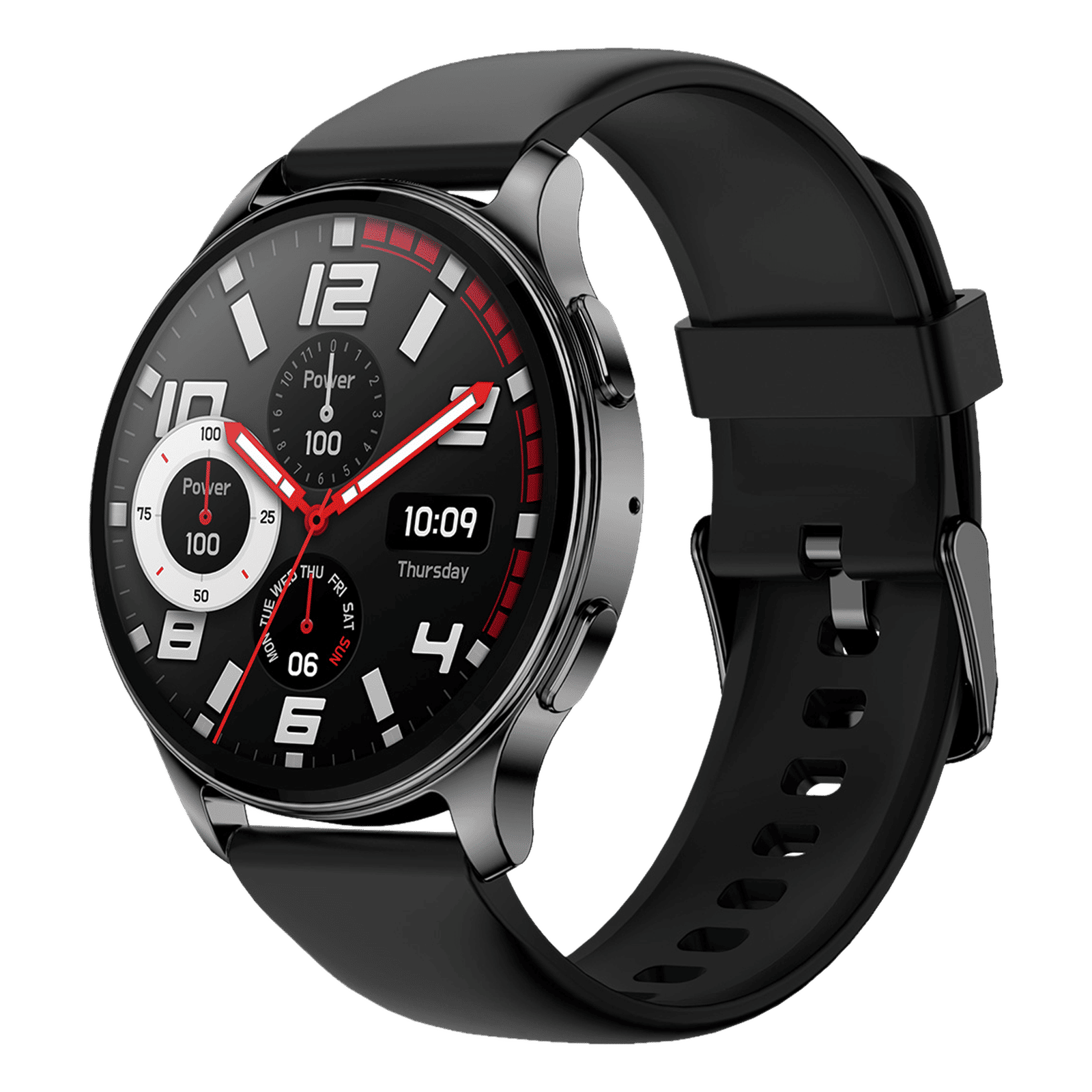 amazfit Pop 3R Smartwatch with Bluetooth Calling (36.32mm AMOLED Display, IP68 Water Resistant, Black Strap) amazfit Pop 3R Smartwatch with Bluetooth Calling (36.32mm AMOLED Display, IP68 Water Resistant, Black Strap)_1