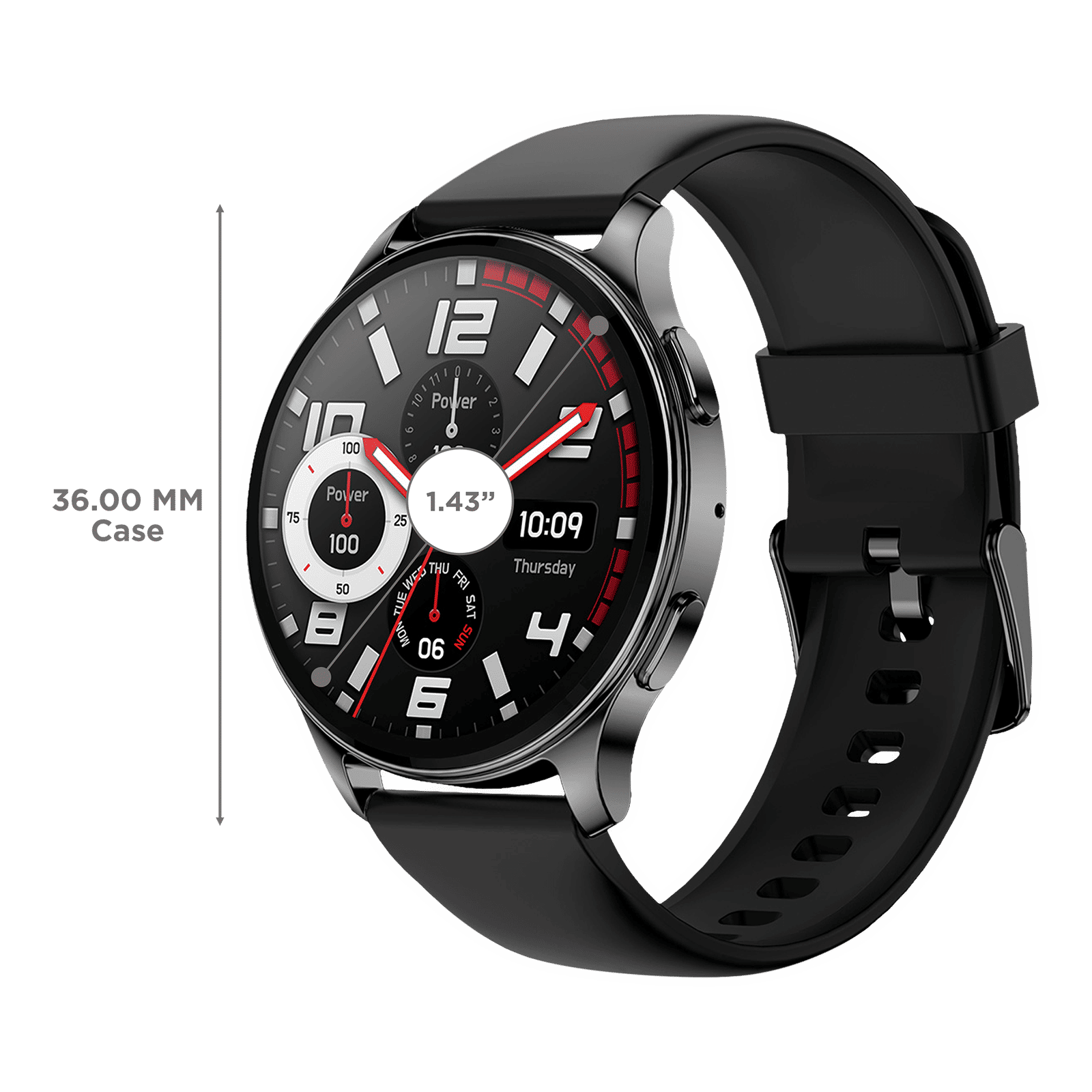 amazfit Pop 3R Smartwatch with Bluetooth Calling (36.32mm AMOLED Display, IP68 Water Resistant, Black Strap) amazfit Pop 3R Smartwatch with Bluetooth Calling (36.32mm AMOLED Display, IP68 Water Resistant, Black Strap)_3