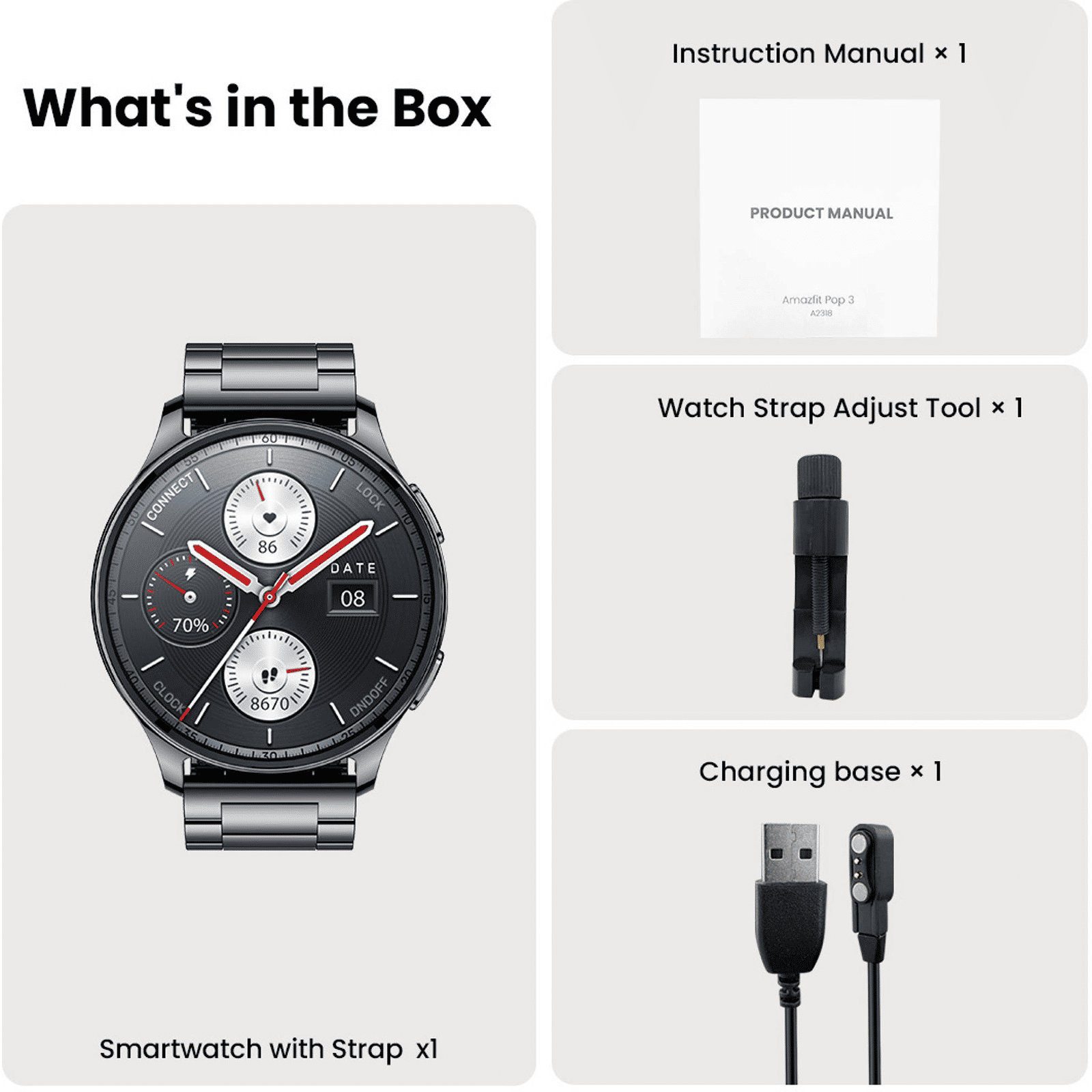amazfit Pop 3R Smartwatch with Bluetooth Calling (36.32mm AMOLED Display, IP68 Water Resistant, Metallic Black Strap) amazfit Pop 3R Smartwatch with Bluetooth Calling (36.32mm AMOLED Display, IP68 Water Resistant, Metallic Black Strap)_4