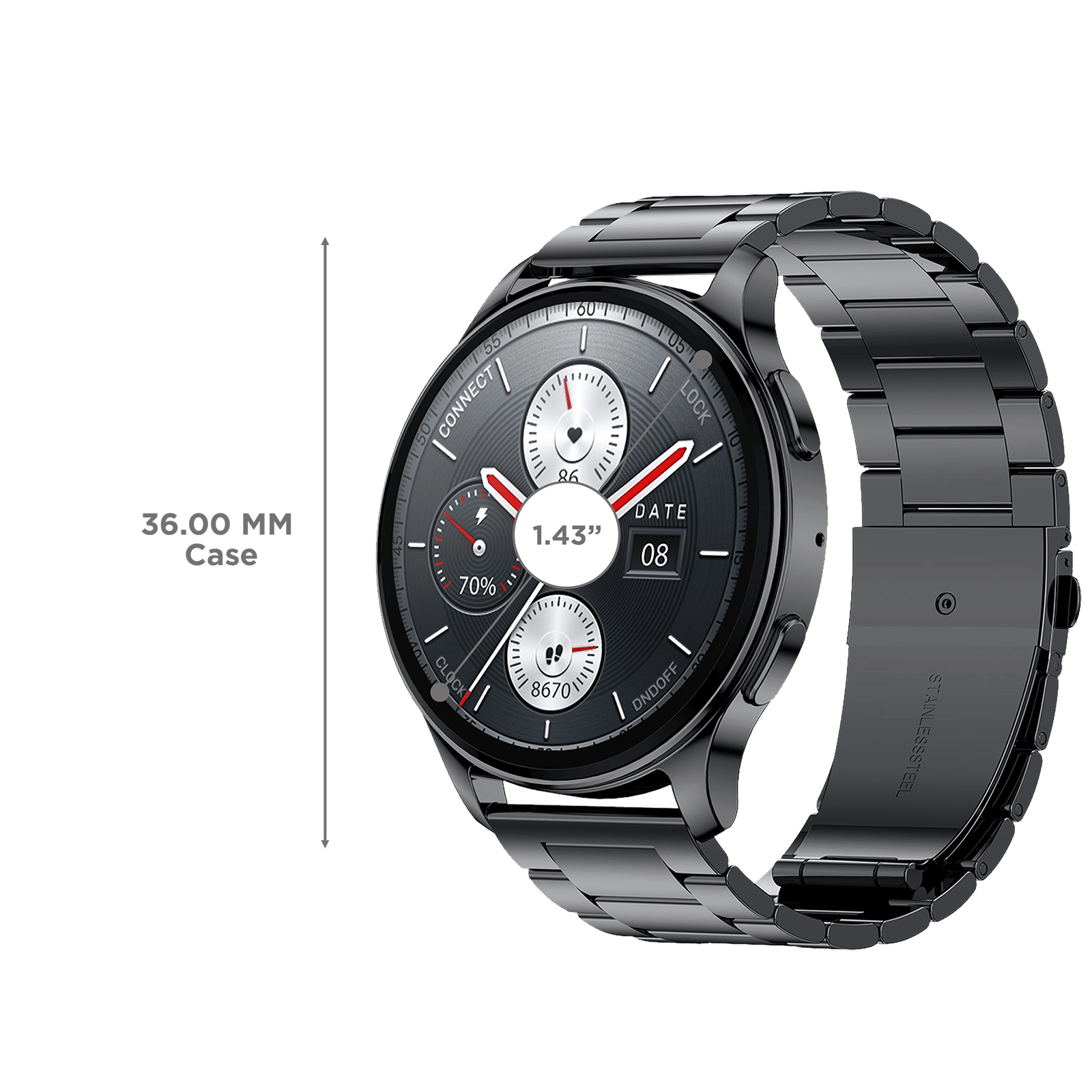 amazfit Pop 3R Smartwatch with Bluetooth Calling (36.32mm AMOLED Display, IP68 Water Resistant, Metallic Black Strap) amazfit Pop 3R Smartwatch with Bluetooth Calling (36.32mm AMOLED Display, IP68 Water Resistant, Metallic Black Strap)_3