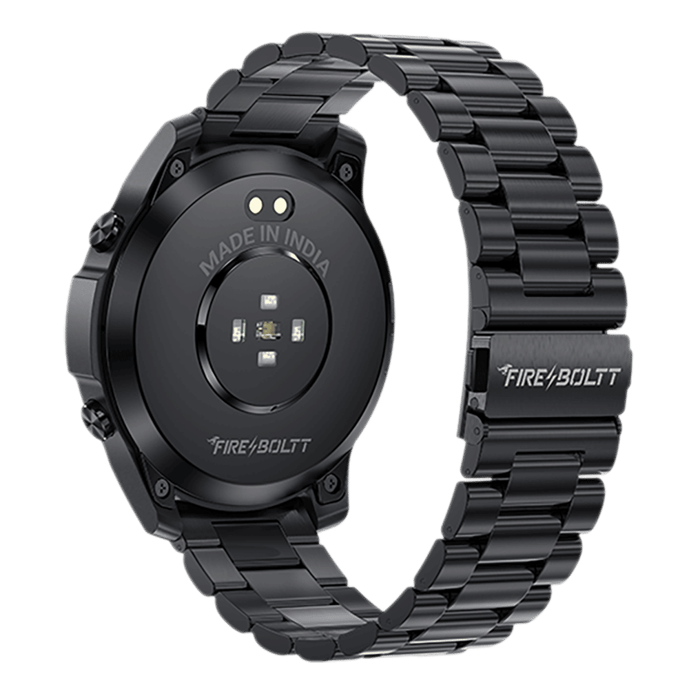 FIRE-BOLTT Dagger Luxe Smartwatch with Bluetooth Calling (36.3mm AMOLED Display, IP68 Water Resistant, Black Strap)_7