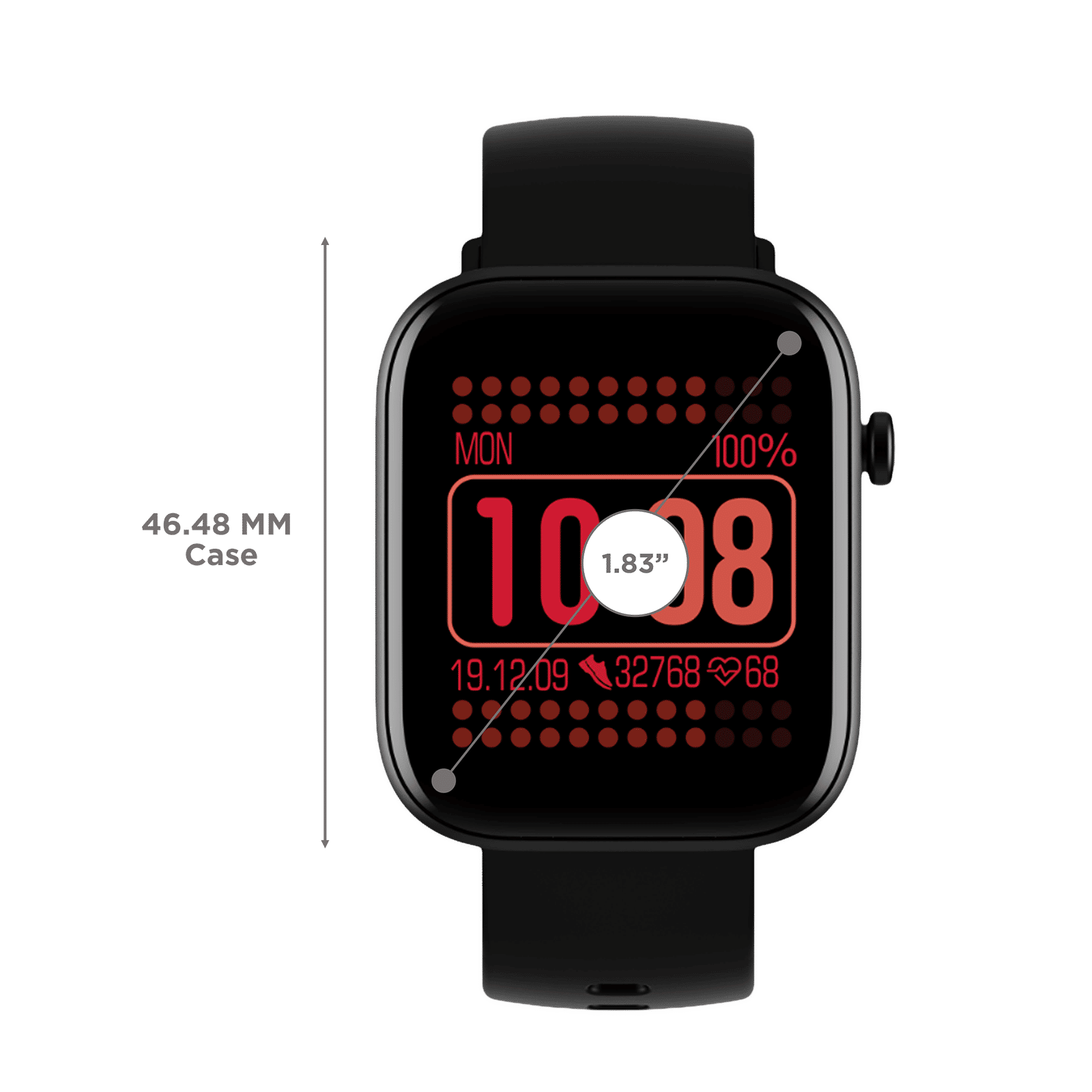 boAt Wave Astra Smartwatch with Bluetooth Calling (46.4mm HD Display, IP67 Water Resistant, Active Black Strap)_3