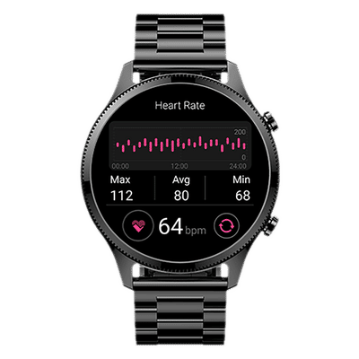 noise NoiseFit Halo Plus Smartwatch with
                      Bluetooth Calling (37.08mm AMOLED Display, IP68
                      Water Resistant, Elite Black Strap)