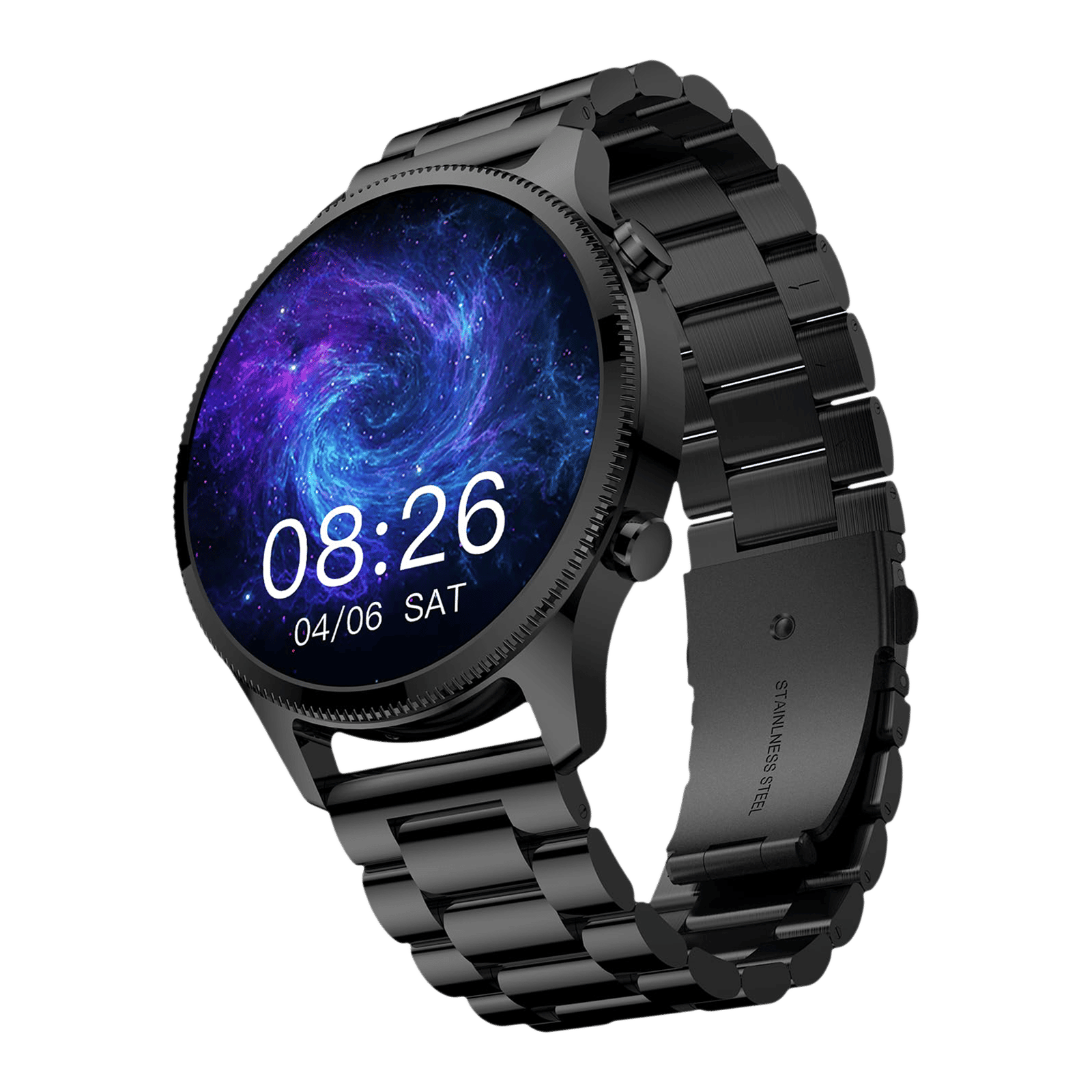 noise NoiseFit Halo Plus Smartwatch with Bluetooth Calling (37.08mm AMOLED Display, IP68 Water Resistant, Elite Black Strap)_4