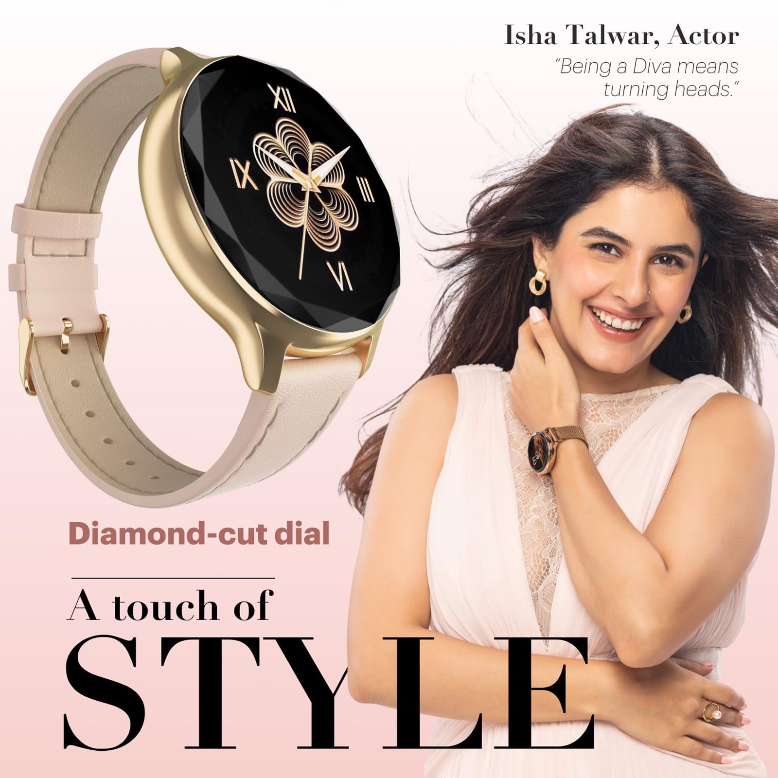 noise NoiseFit Diva Smartwatch with Bluetooth Calling (27.9mm AMOLED Display, IP67 Water Resistant, Black Link Strap) noise NoiseFit Diva Smartwatch with Bluetooth Calling (27.9mm AMOLED Display, IP67 Water Resistant, Black Link Strap)_10