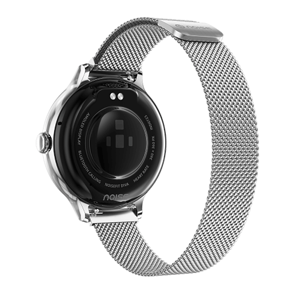 noise NoiseFit Diva Smartwatch with Bluetooth Calling (27.9mm AMOLED Display, IP67 Water Resistant, Silver Link Strap) noise NoiseFit Diva Smartwatch with Bluetooth Calling (27.9mm AMOLED Display, IP67 Water Resistant, Silver Link Strap)_3