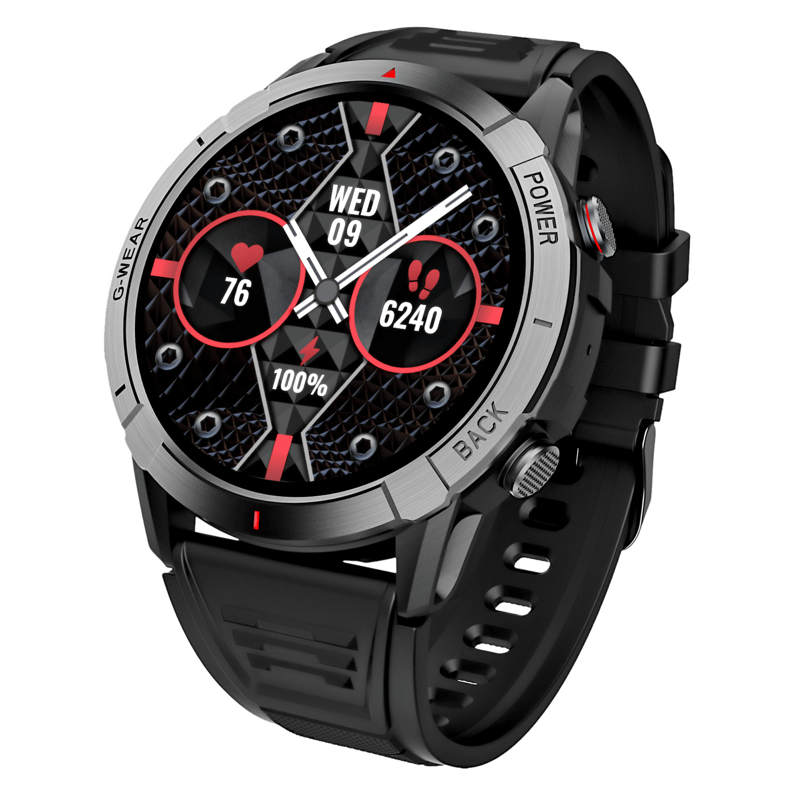 boAt Lunar Fit Smartwatch with Bluetooth Calling (36.9mm AMOLED Display, IP67 Water Resistant, Active Black Strap) boAt Lunar Fit Smartwatch with Bluetooth Calling (36.9mm AMOLED Display, IP67 Water Resistant, Active Black Strap)_1