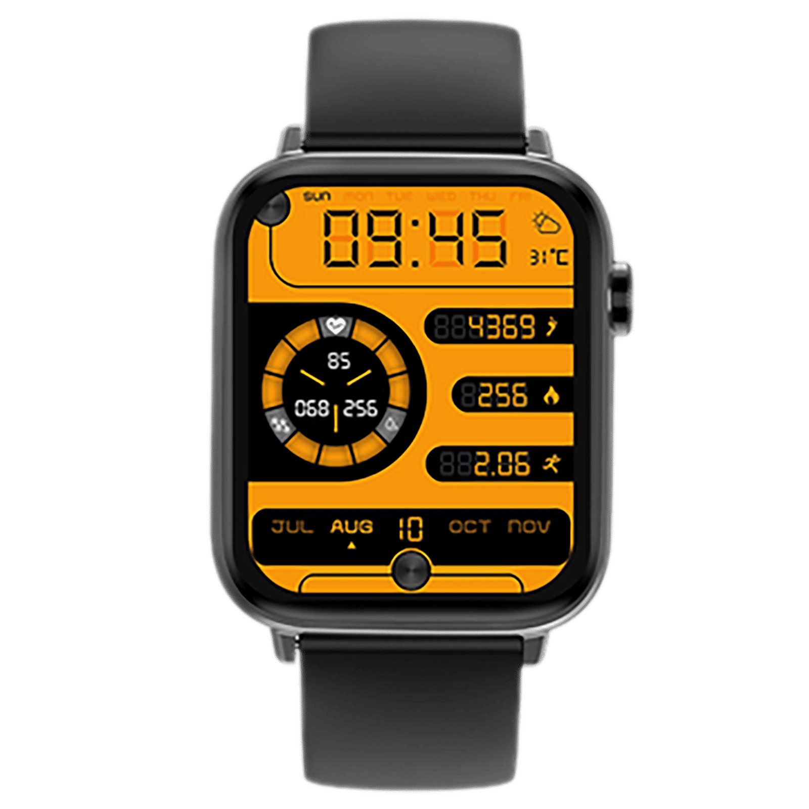 FIRE-BOLTT Ninja Fit Pro Smartwatch with Bluetooth Calling (50.8mm LCD Display, IP67 Water Resistant, Black Strap) FIRE-BOLTT Ninja Fit Pro Smartwatch with Bluetooth Calling (50.8mm LCD Display, IP67 Water Resistant, Black Strap)_1