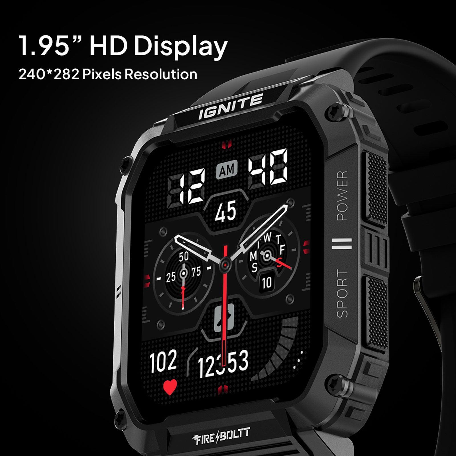 FIRE-BOLTT Combat Smartwatch with Bluetooth Calling (49.5mm TFT Display, IP68 Water Resistant, Camo Black Strap) FIRE-BOLTT Combat Smartwatch with Bluetooth Calling (49.5mm TFT Display, IP68 Water Resistant, Camo Black Strap)_11