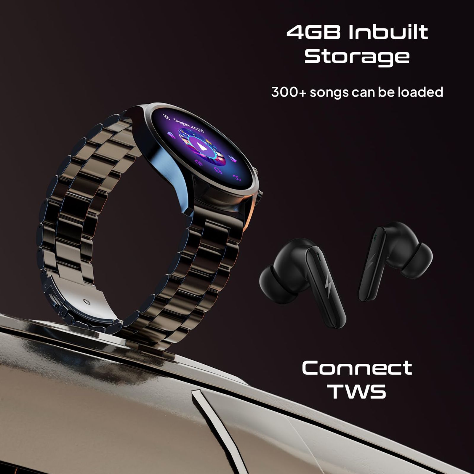 FIRE-BOLTT Infinity Luxe Smartwatch with Bluetooth Calling (40.64mm HD Display, IP67 Water Resistant, Black Strap)_10