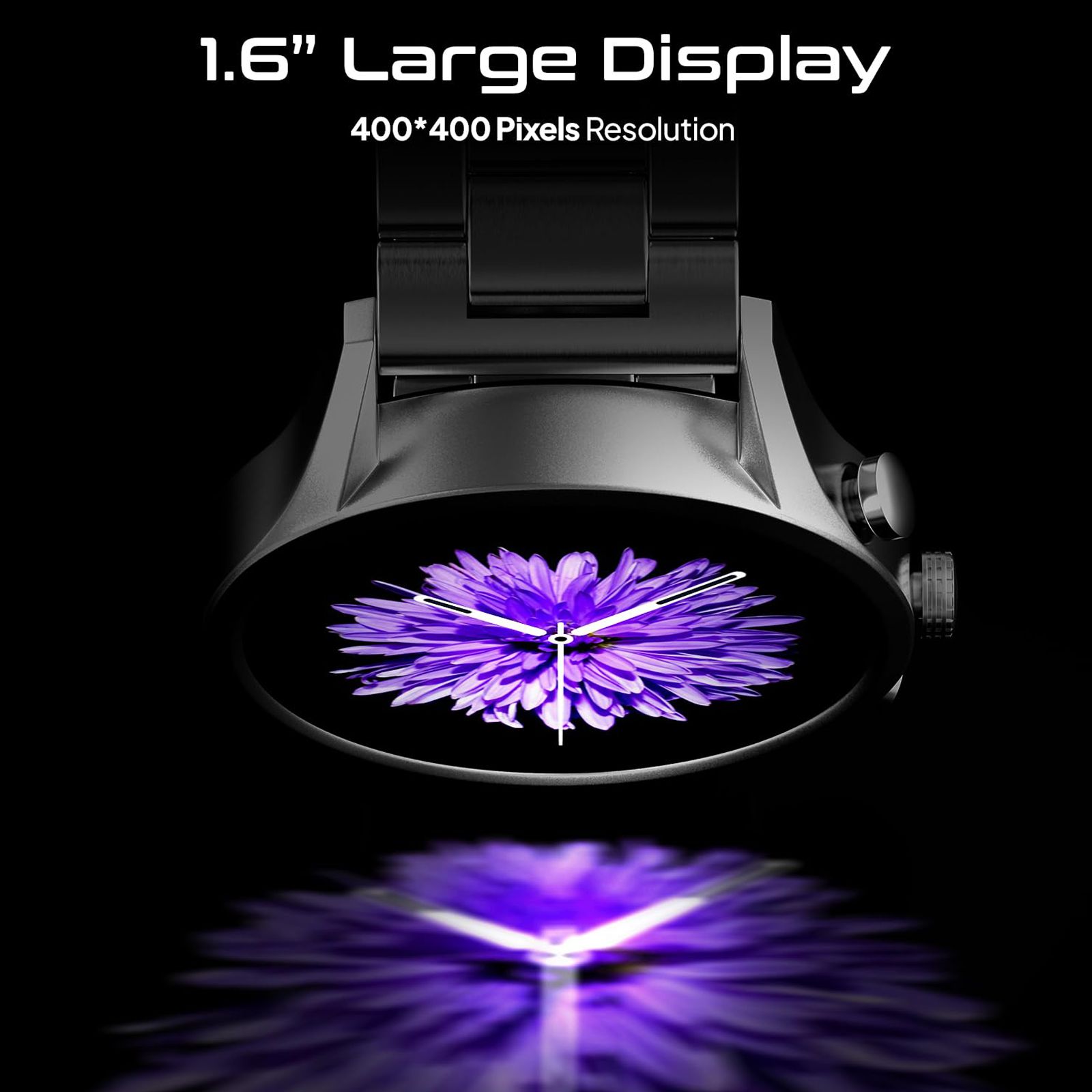 FIRE-BOLTT Infinity Luxe Smartwatch with Bluetooth Calling (40.64mm HD Display, IP67 Water Resistant, Black Strap)_12