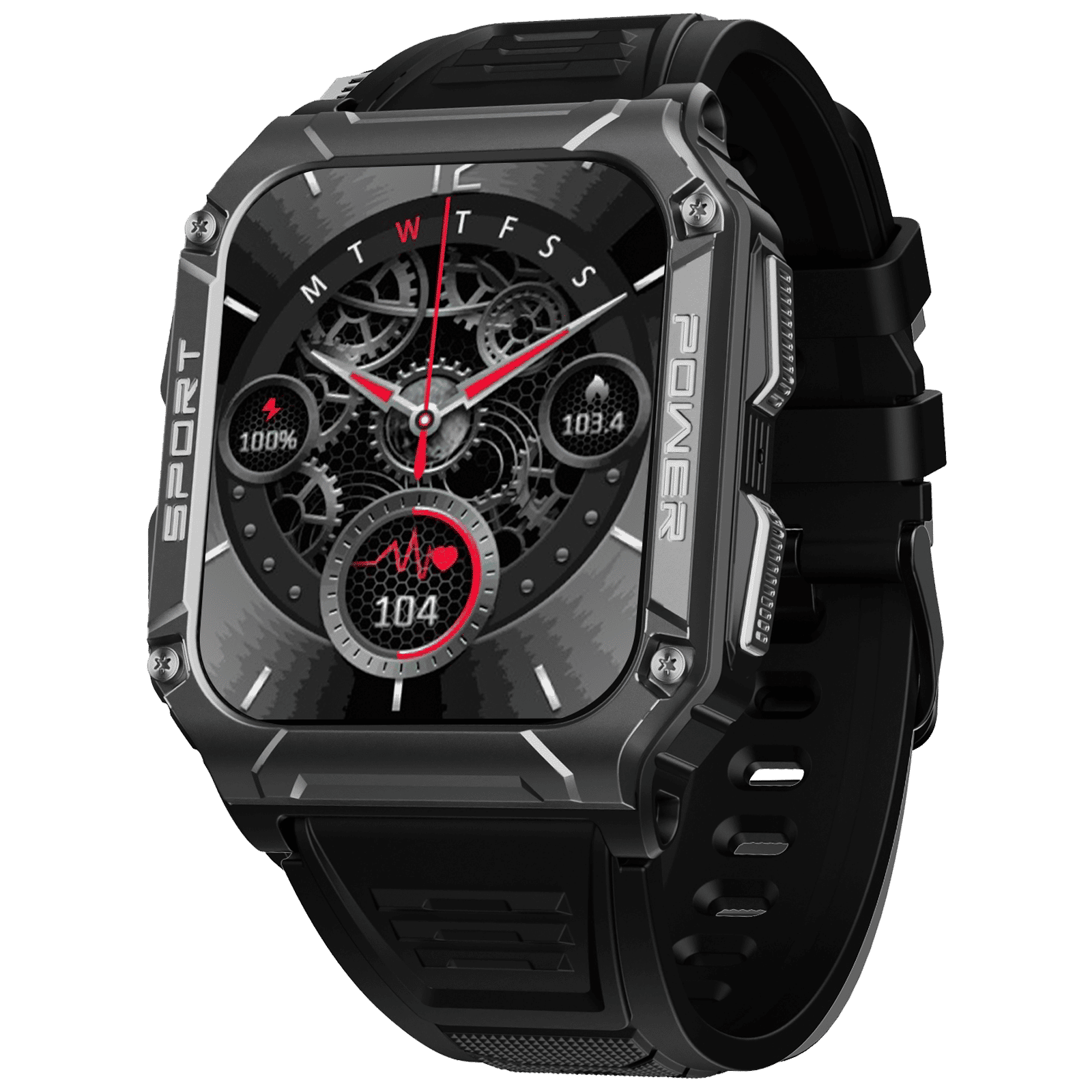 boAt Wave Force 2 Smartwatch with Bluetooth Calling (50.6mm HD Display, IP68 Water Resistant, Active Black Strap) boAt Wave Force 2 Smartwatch with Bluetooth Calling (50.6mm HD Display, IP68 Water Resistant, Active Black Strap)_1