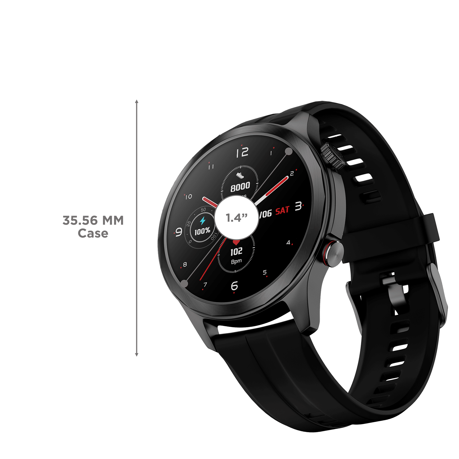 noise NoiseFit Twist Pro Smartwatch with Bluetooth Calling (35.56mm HD Display, IP68 Water Resistant, Jet Black Strap) noise NoiseFit Twist Pro Smartwatch with Bluetooth Calling (35.56mm HD Display, IP68 Water Resistant, Jet Black Strap)_3