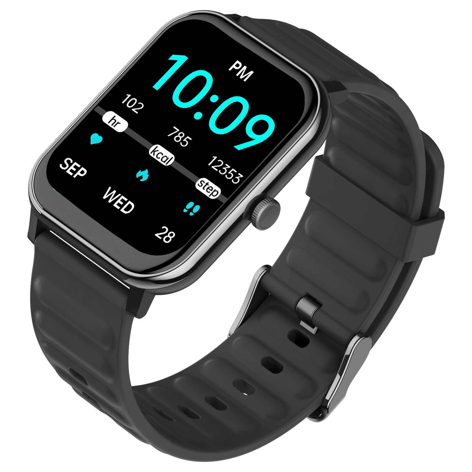 Croma Stride Smartwatch with Bluetooth Calling (1.8 inches, IPS Display, IP68 Sweat Resistant, Black Strap)_4