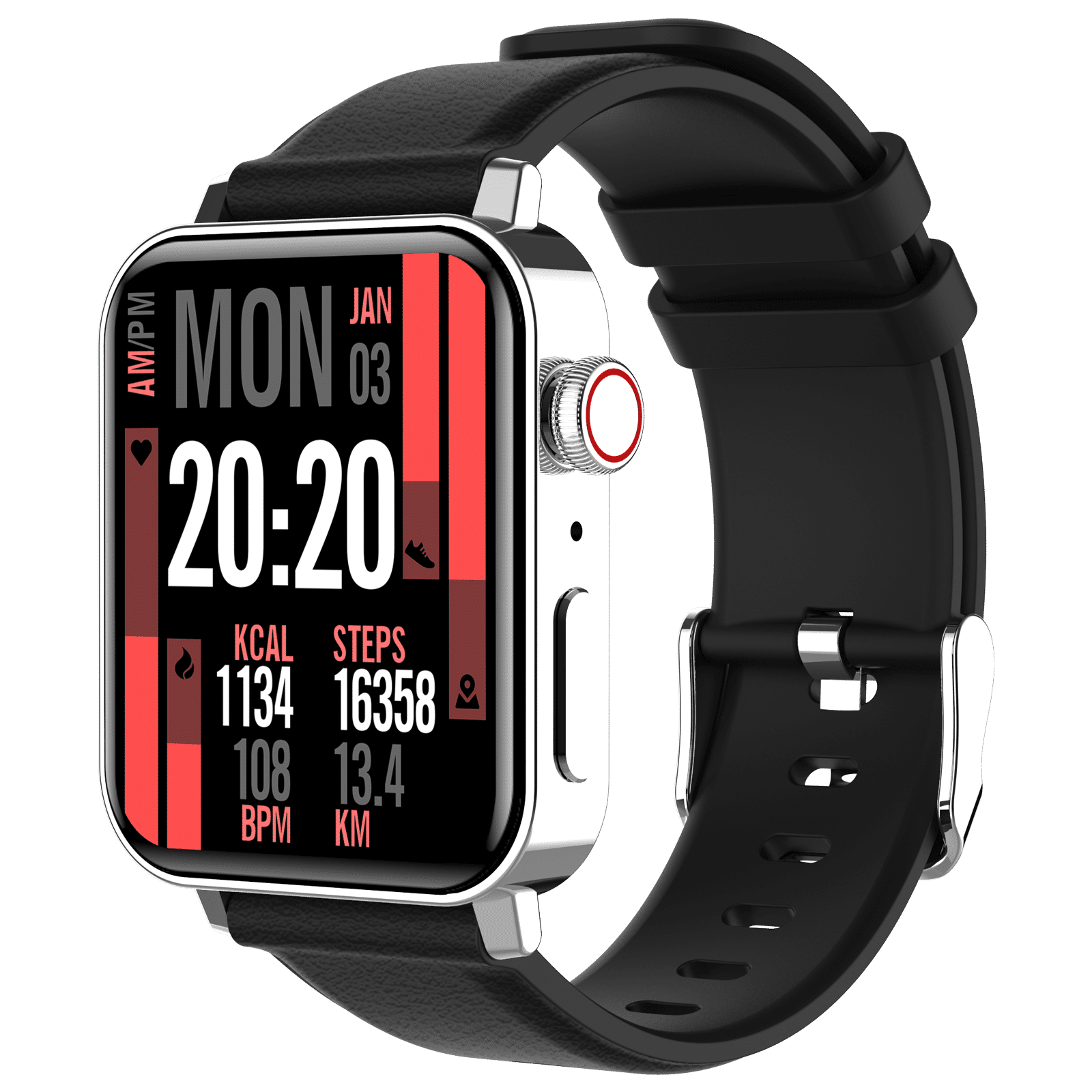 Croma Velocity AM Smartwatch with Bluetooth Calling (1.78 inches, AMOLED Display, IP68 Water Resistant, Silicone Strap) Croma Velocity AM Smartwatch with Bluetooth Calling (1.78 inches, AMOLED Display, IP68 Water Resistant, Silicone Strap)_4