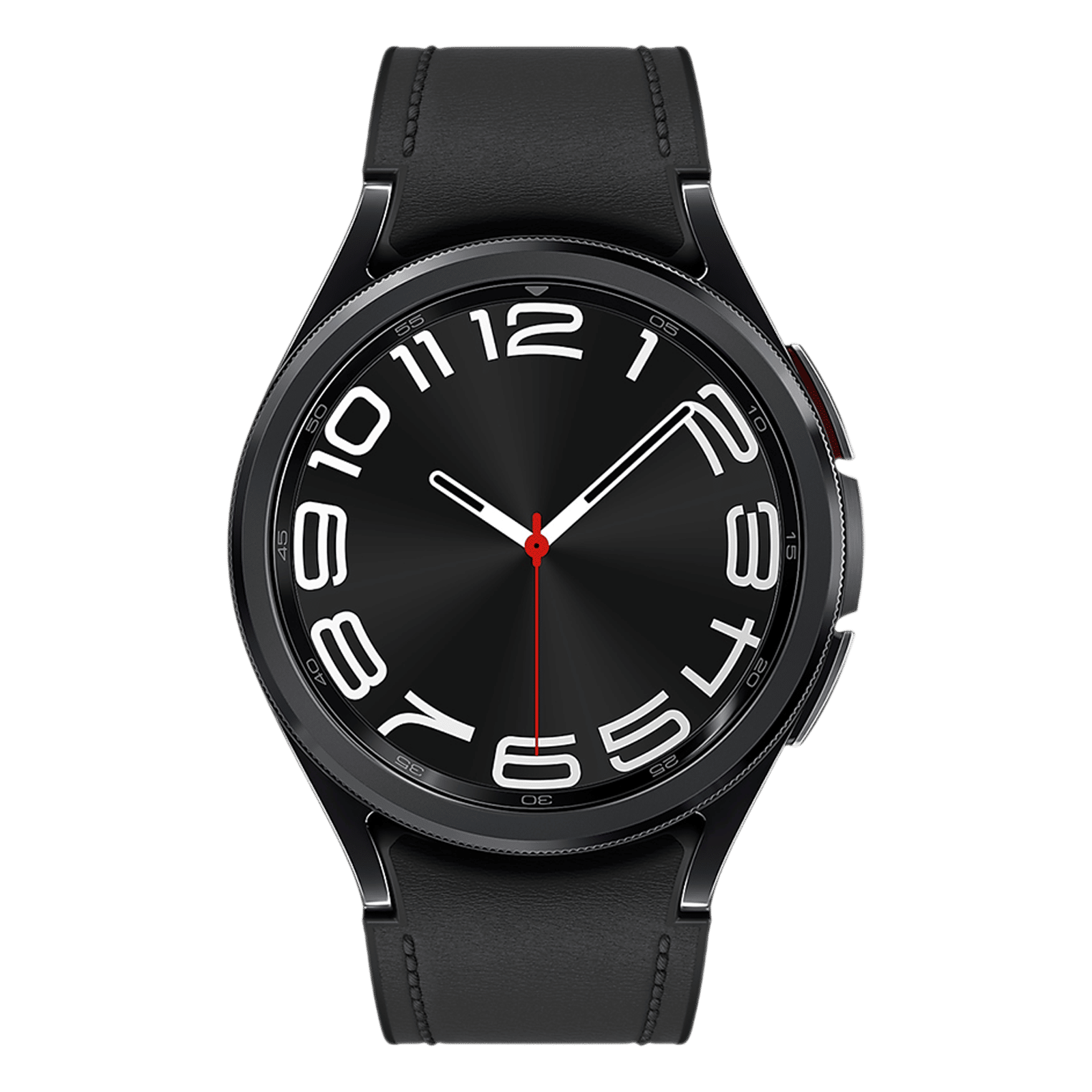 SAMSUNG Galaxy Watch6 Classic GPS+Wi-Fi+Bluetooth Wear OS Smartwatch (43mm Super AMOLED Display, IP68 Water Resistant, Black Strap)_1