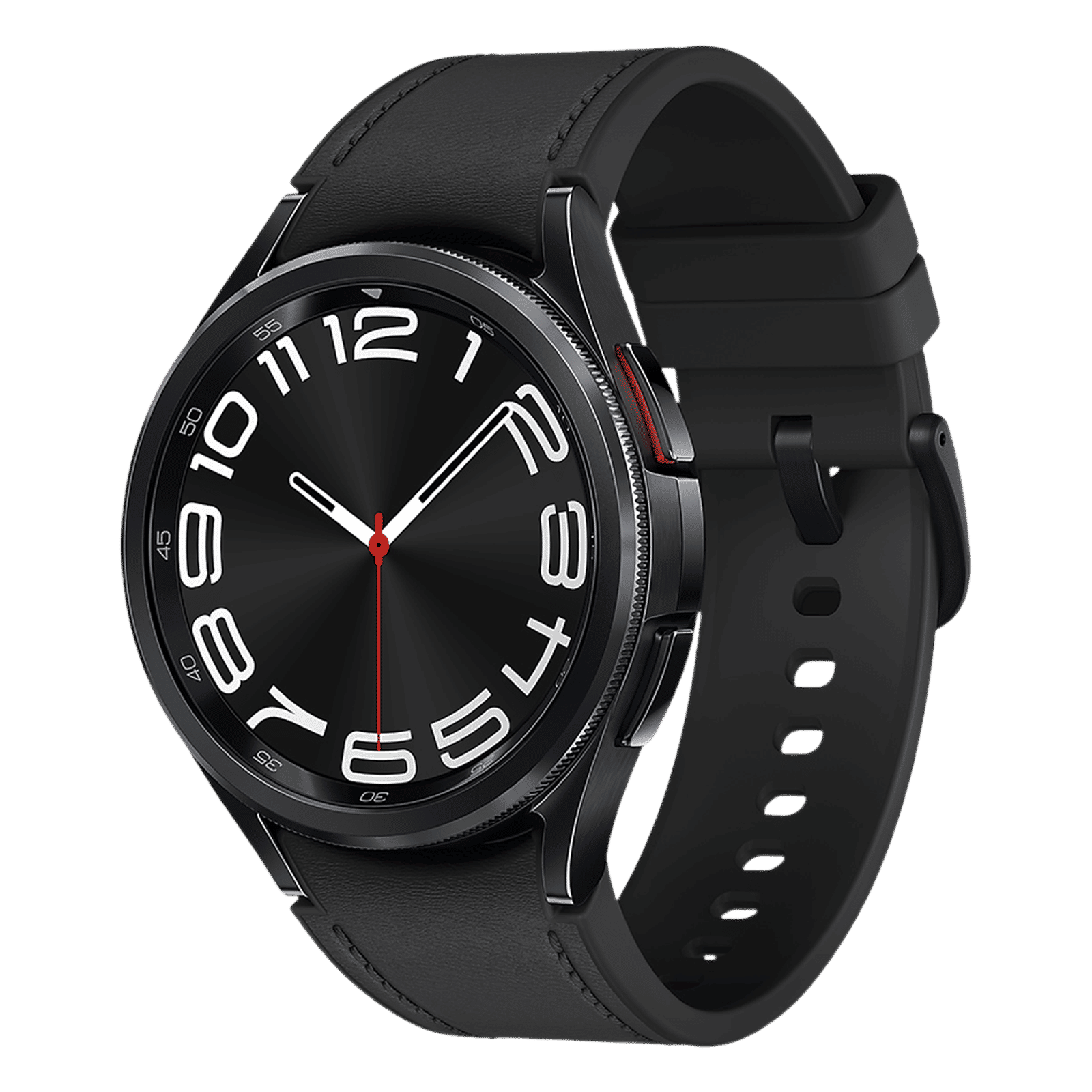 SAMSUNG Galaxy Watch6 Classic GPS+Wi-Fi+Bluetooth Wear OS Smartwatch (43mm Super AMOLED Display, IP68 Water Resistant, Black Strap)_2