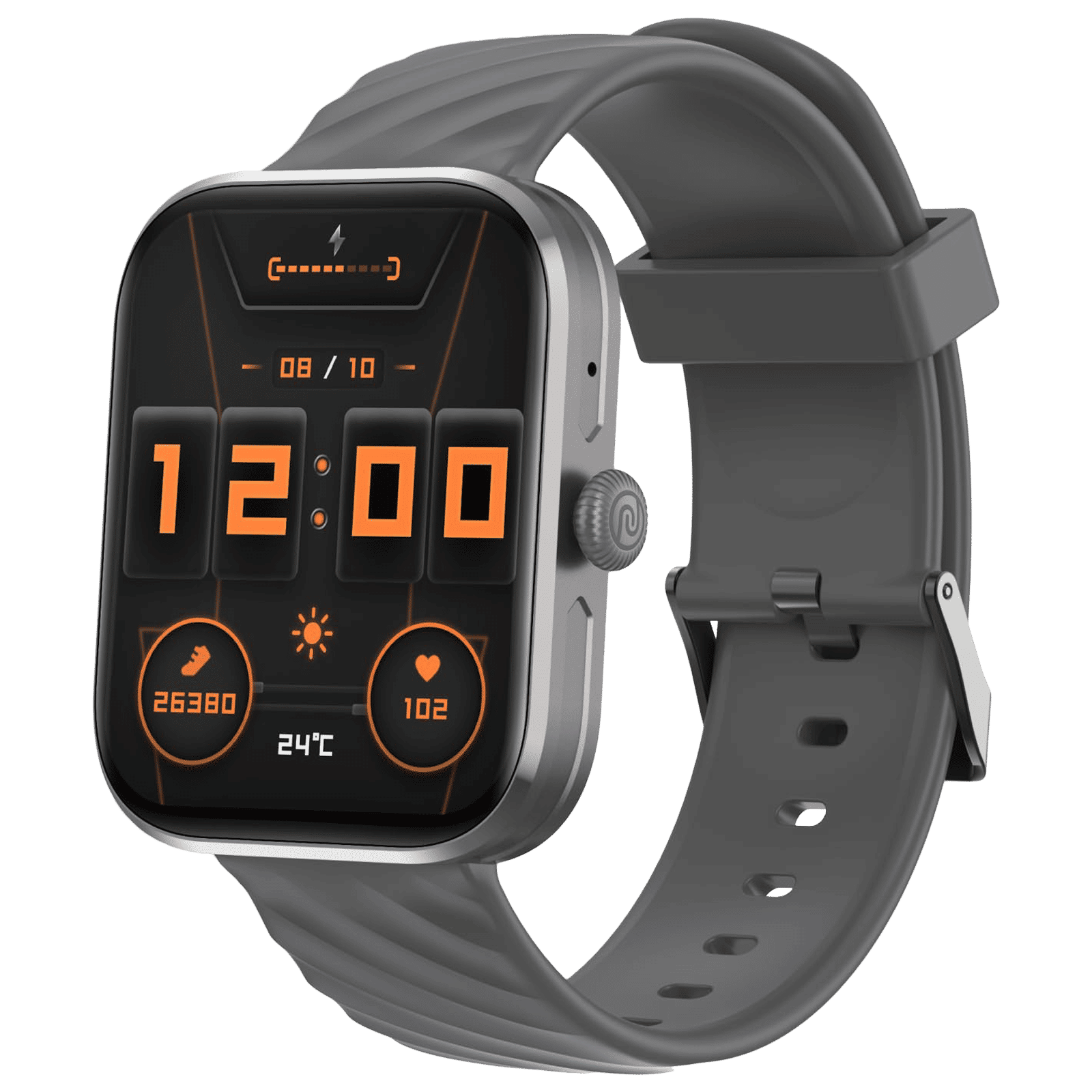 noise ColorFit Spark Smartwatch with Bluetooth Calling (50.8mm TFT HD Display, IP67 Water Resistant, Charcoal Grey Strap) noise ColorFit Spark Smartwatch with Bluetooth Calling (50.8mm TFT HD Display, IP67 Water Resistant, Charcoal Grey Strap)_1