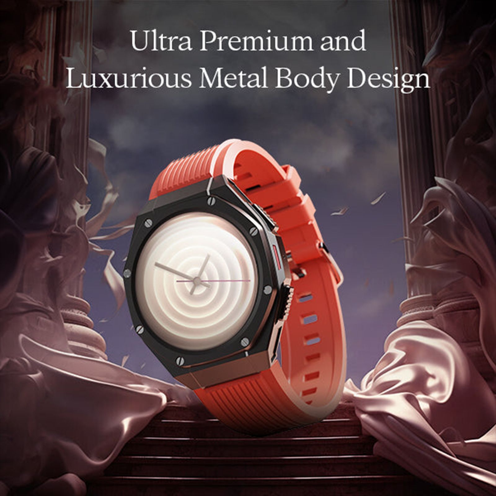 boAt Enigma X600 Smartwatch with Bluetooth Calling (42mm, AMOLED Display, IP68 Water Resistant, Royal Orange Strap) boAt Enigma X600 Smartwatch with Bluetooth Calling (42mm, AMOLED Display, IP68 Water Resistant, Royal Orange Strap)_11
