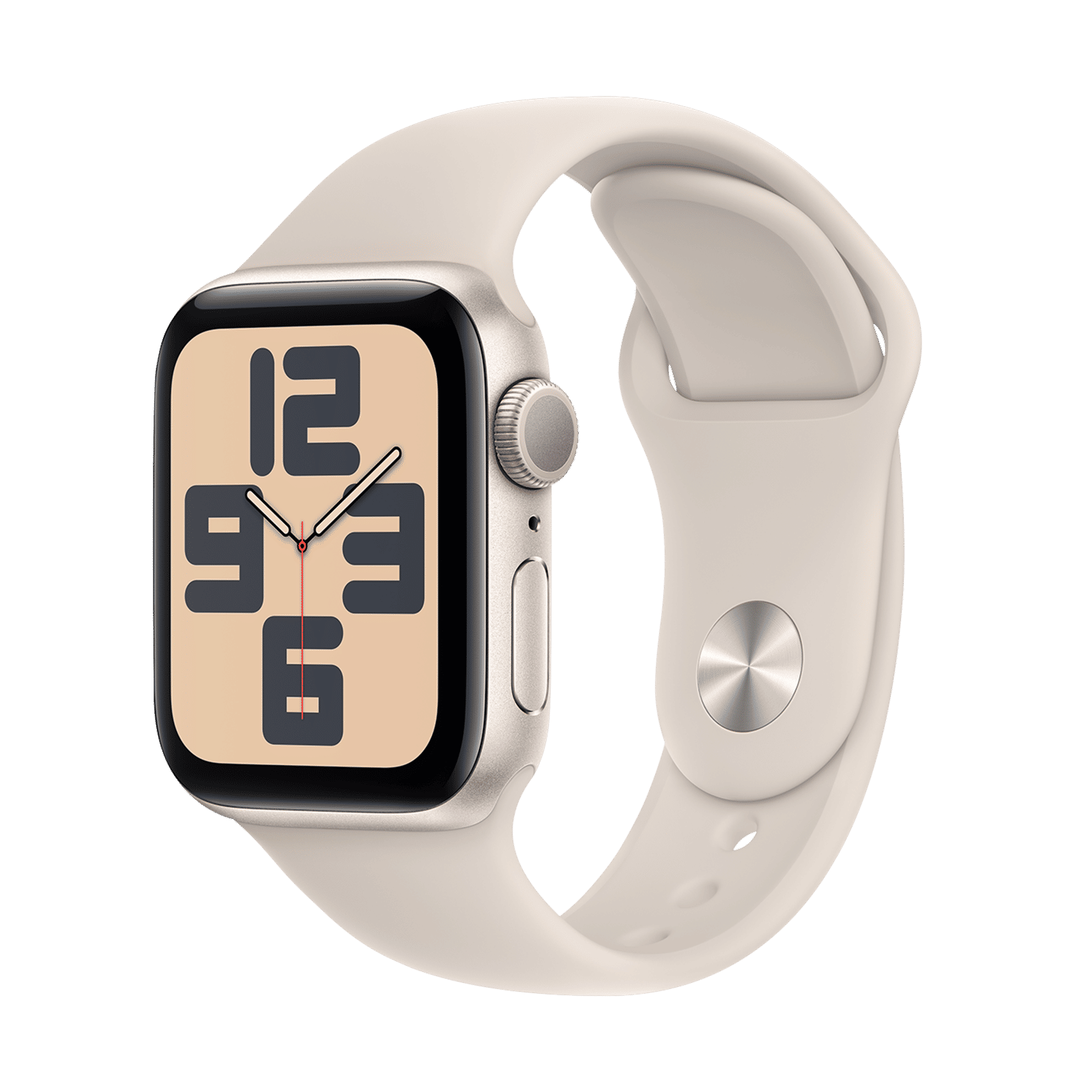 Apple Watch SE GPS with Starlight Sport Band - S/M (40mm Display, Starlight Aluminium Case) Apple Watch SE GPS with Starlight Sport Band - S/M (40mm Display, Starlight Aluminium Case)_1