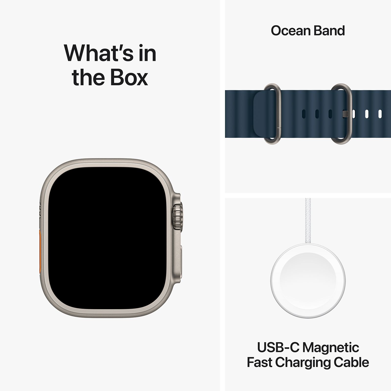 Apple Watch Ultra 2 GPS+Cellular with Blue Ocean Band - M/L (49mm Display, Titanium Case)_9