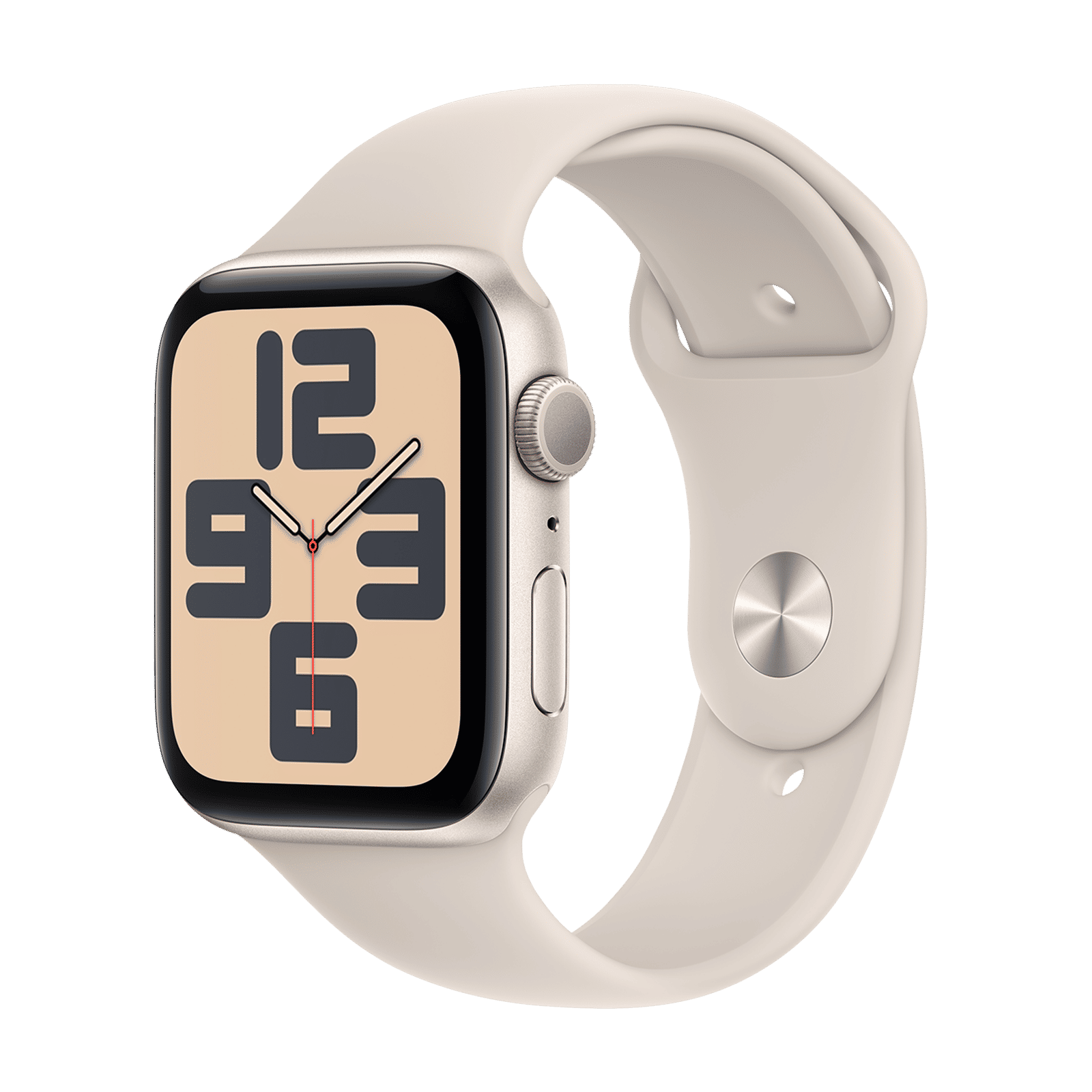 Apple Watch SE GPS with Starlight Sport Band - S/M (44mm Display, Starlight Aluminium Case)_1