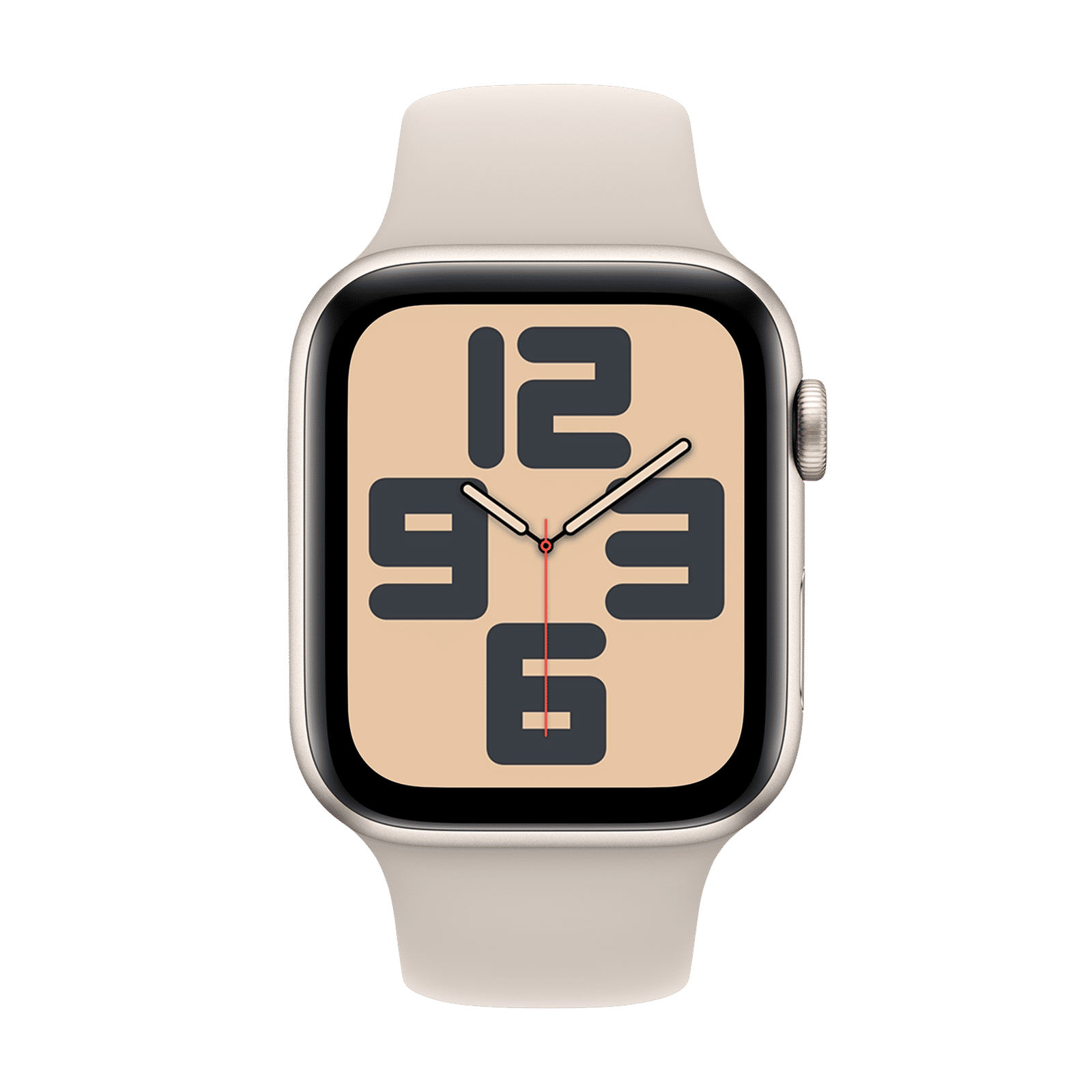 Apple Watch SE GPS with Starlight Sport Band - S/M (44mm Display, Starlight Aluminium Case)_2
