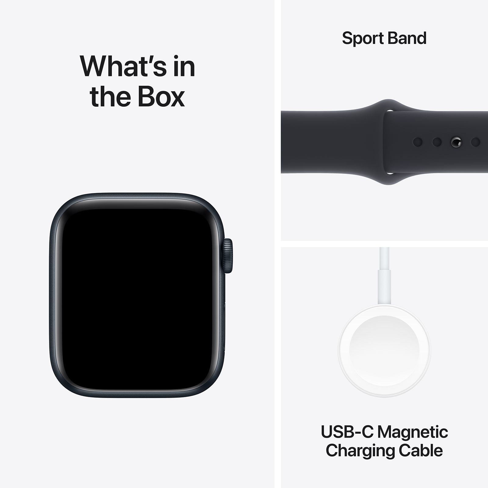 Apple Watch SE GPS with Midnight Sport Band - M/L (44mm Display, Midnight Aluminium Case)_8