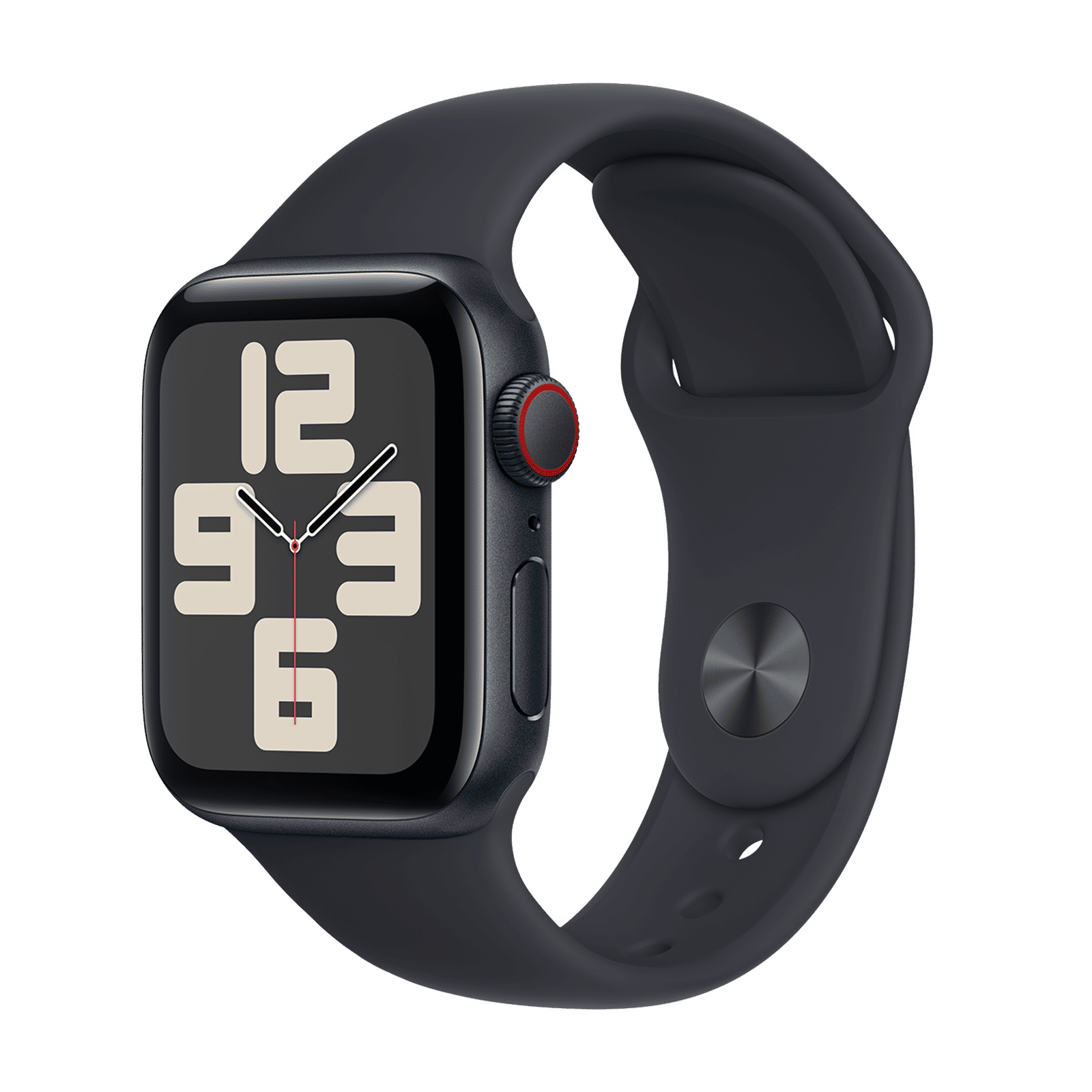 Apple Watch SE GPS+Cellular with Midnight Sport Band - M/L (40mm Display, Midnight Aluminium Case)_1