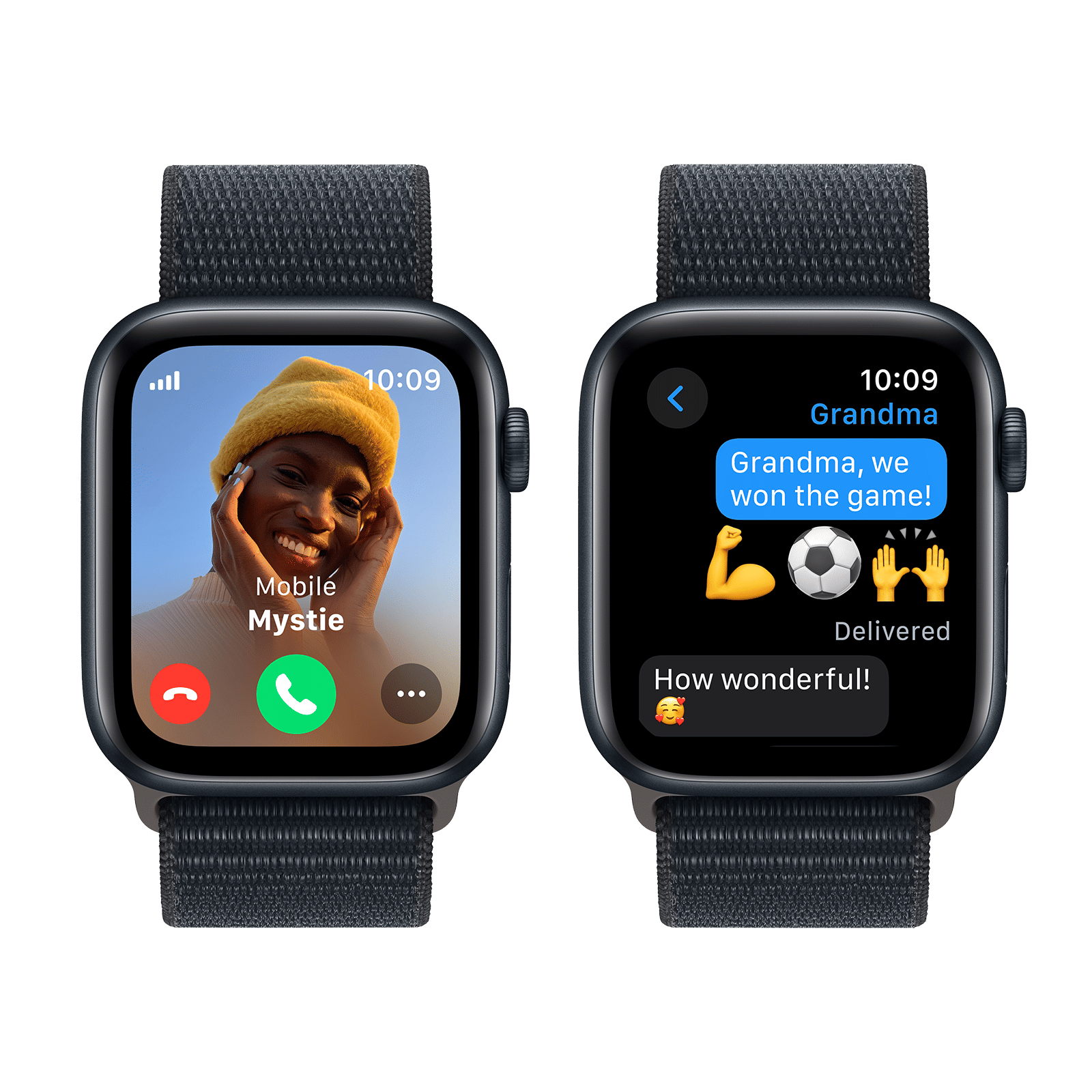Apple Watch SE GPS+Cellular with Midnight Sport Loop - M/L (44mm Display, Midnight Aluminium Case) Apple Watch SE GPS+Cellular with Midnight Sport Loop - M/L (44mm Display, Midnight Aluminium Case)_4